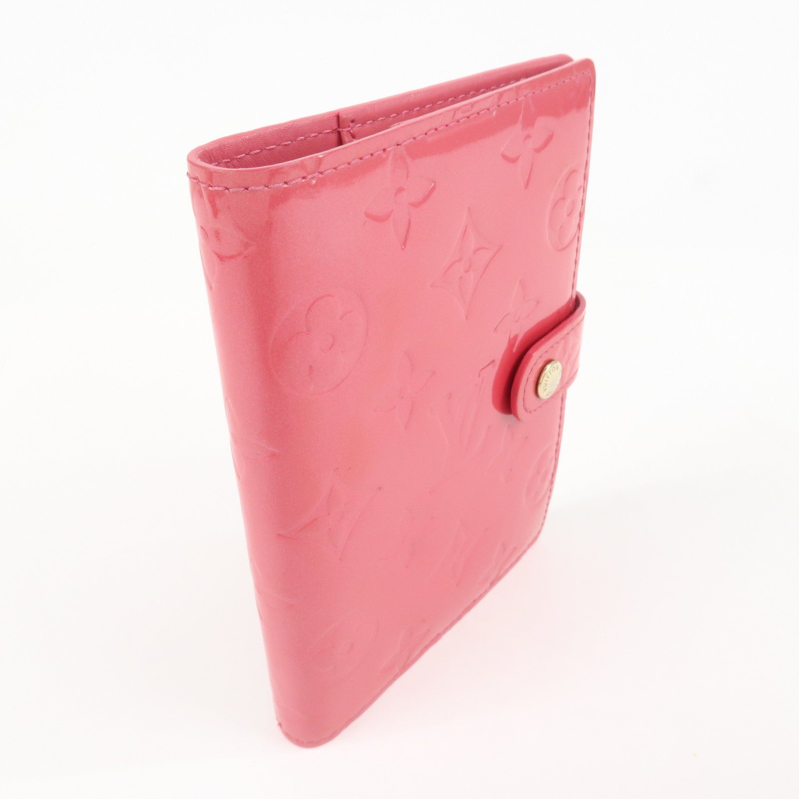 Louis Vuitton Monogram Vernis Agenda PM Planner Cover R2101F Used
