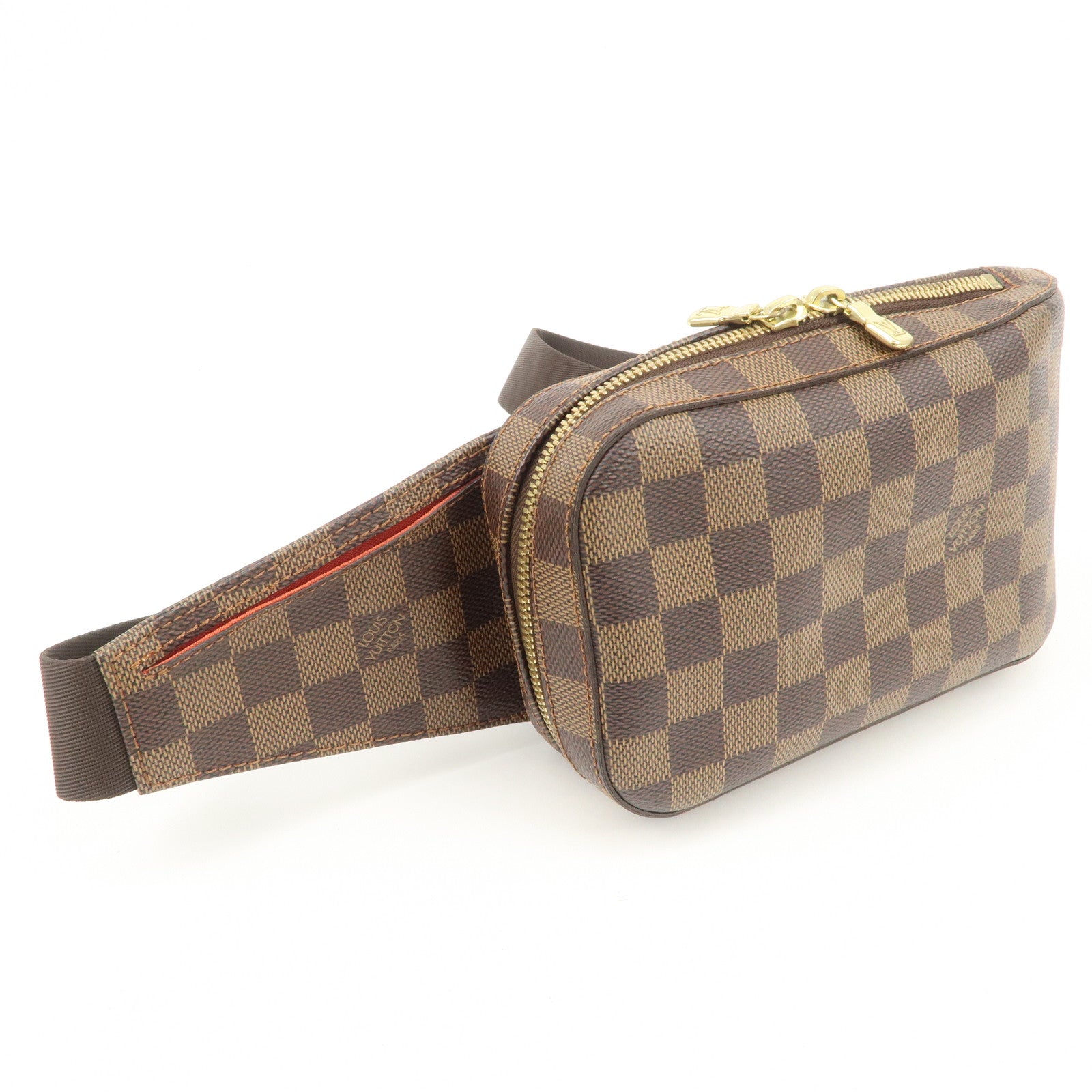 Louis Vuitton Damier Ebene Geronimos Crossbody Bag Waist Bag N51994 Used