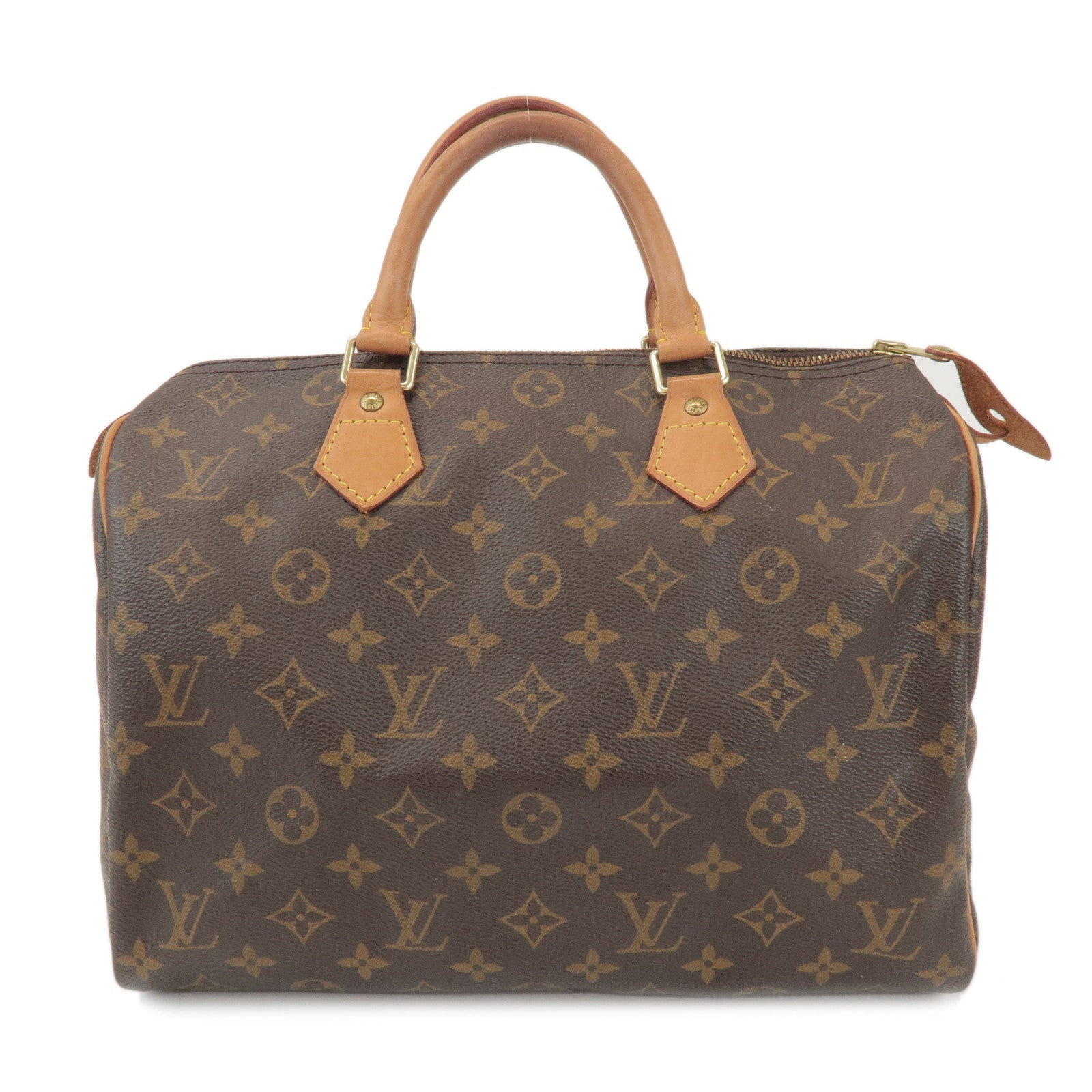 Louis Vuitton Monogram Speedy 30 Boston Bag Hand Bag Brown M41526