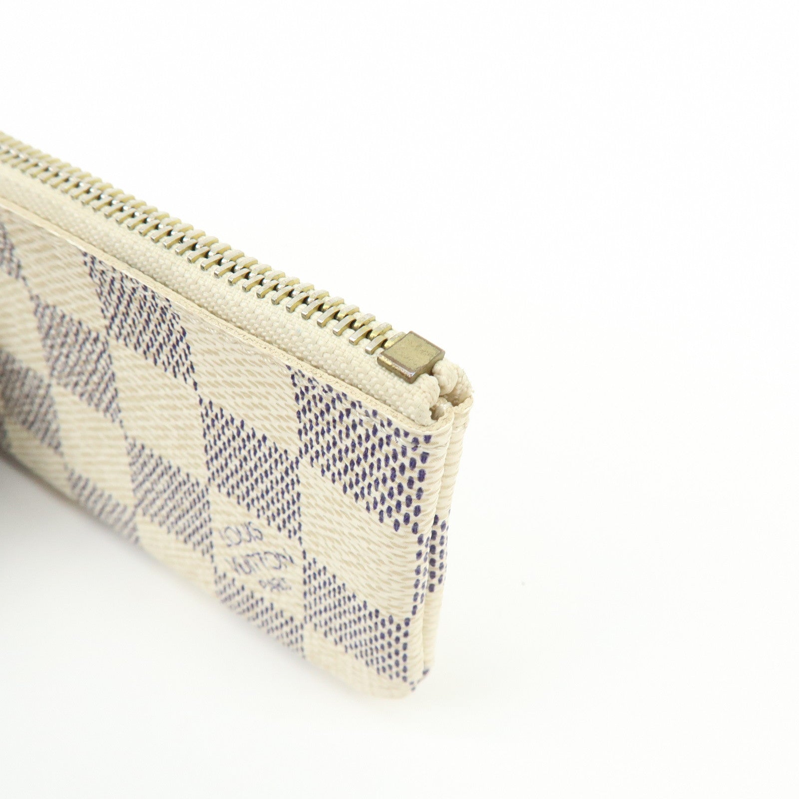 Louis Vuitton Damier Azur Pochette Cles Coin Case Key Case N62659