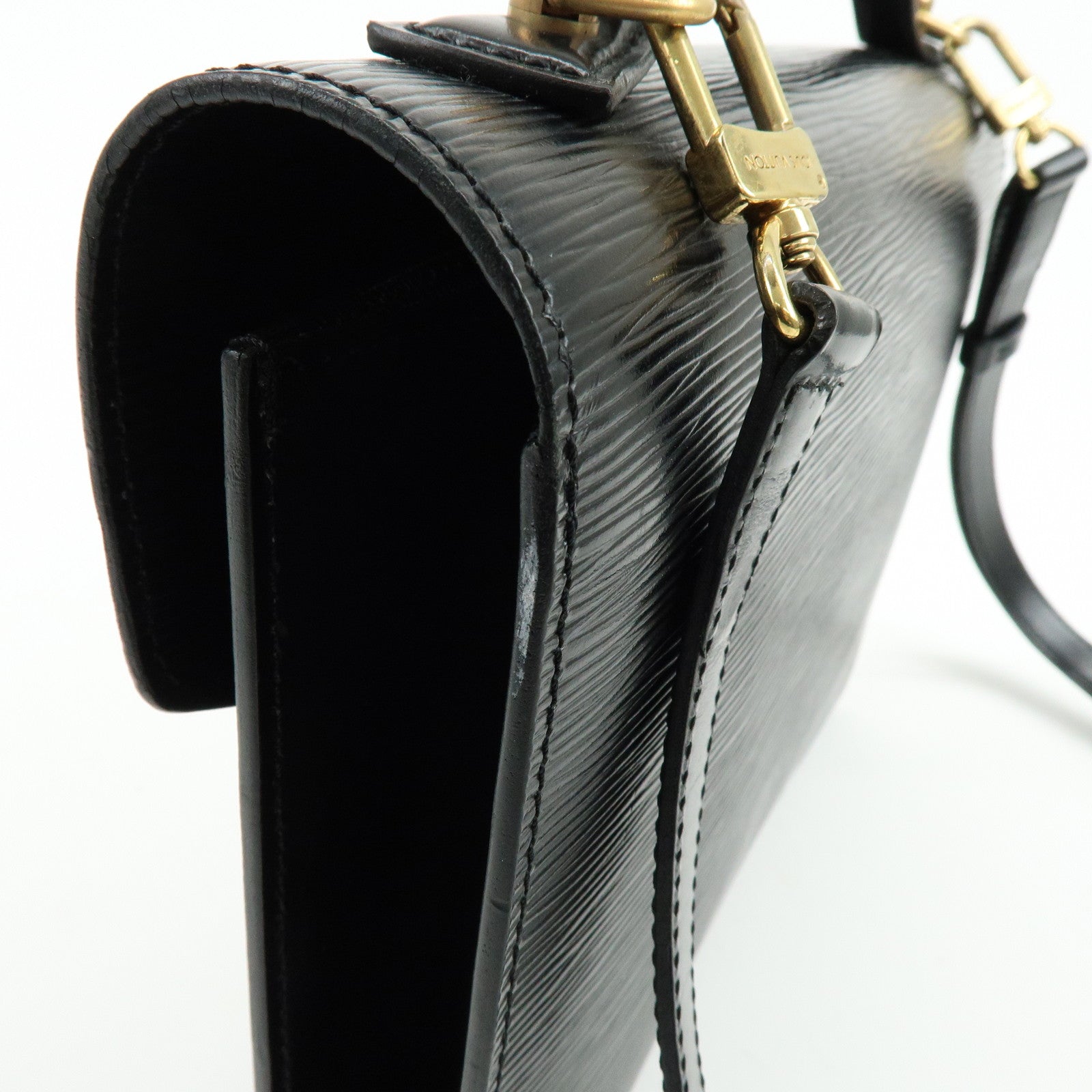 Louis Vuitton Epi Monceau 2Way Shoulder Bag Hand Bag Noir M52122