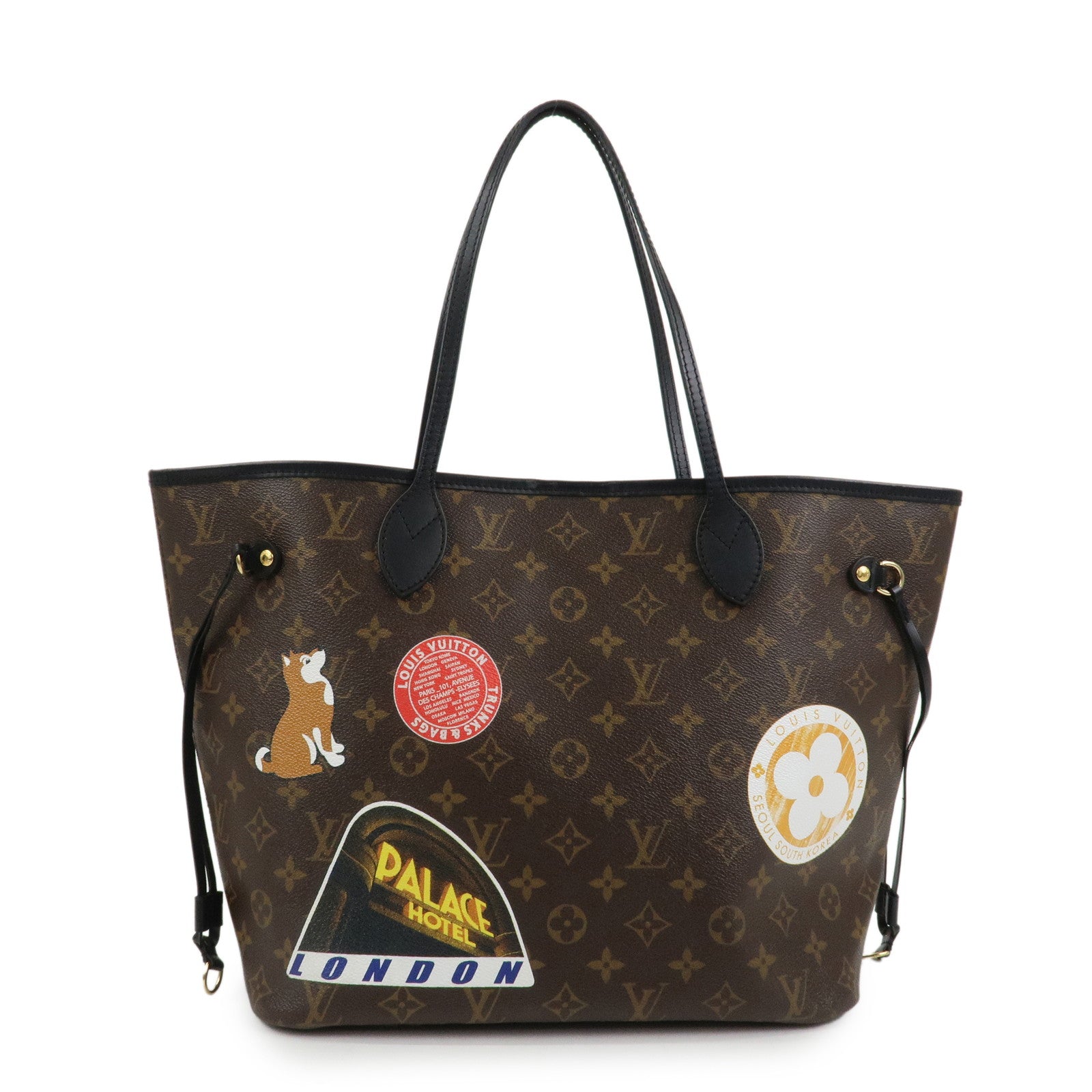 Louis Vuitton LV World Tour Monogram Neverfull MM Tote Bag M42844