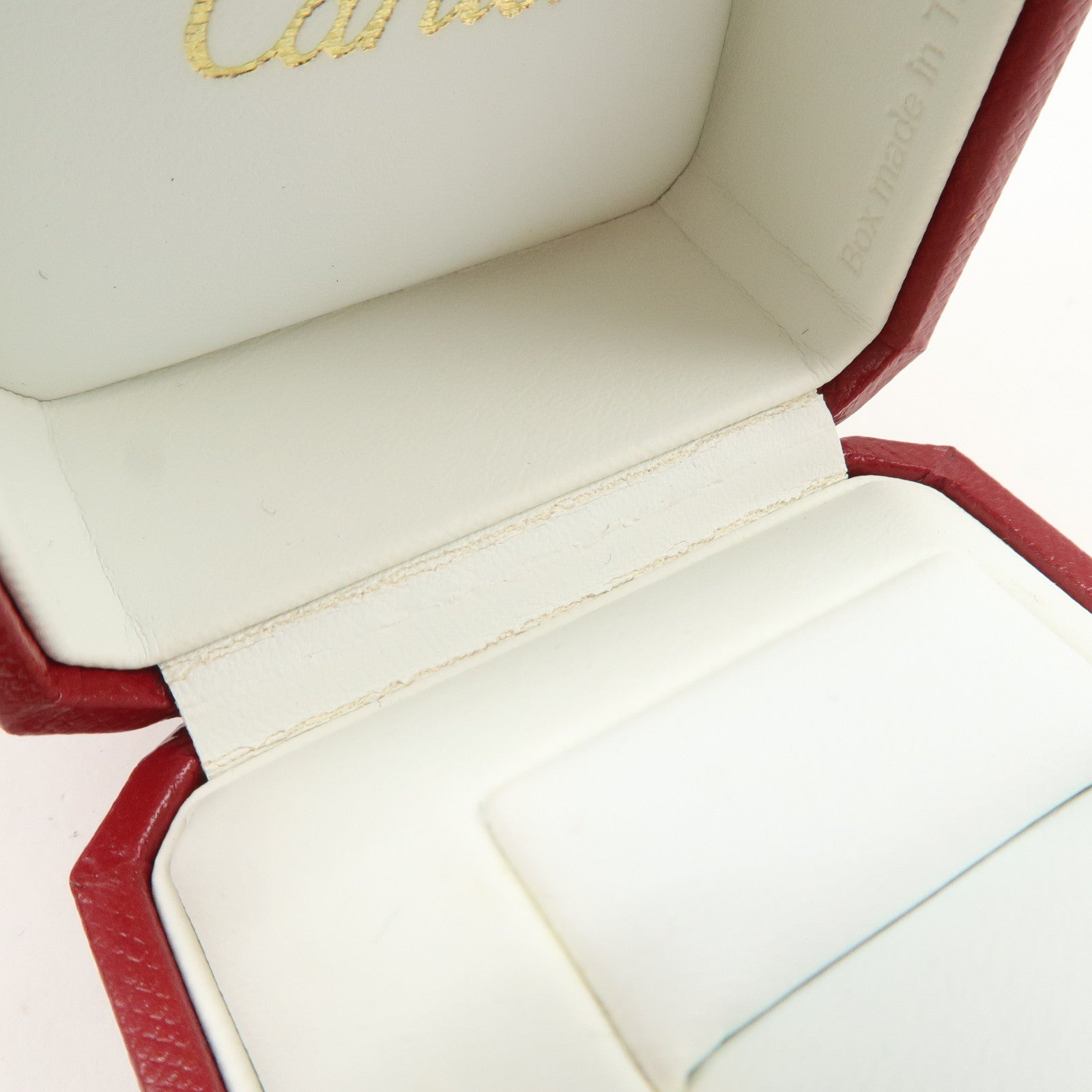 Cartier Set of 5 Jewelry Boxes Ring Boxes Red Gold