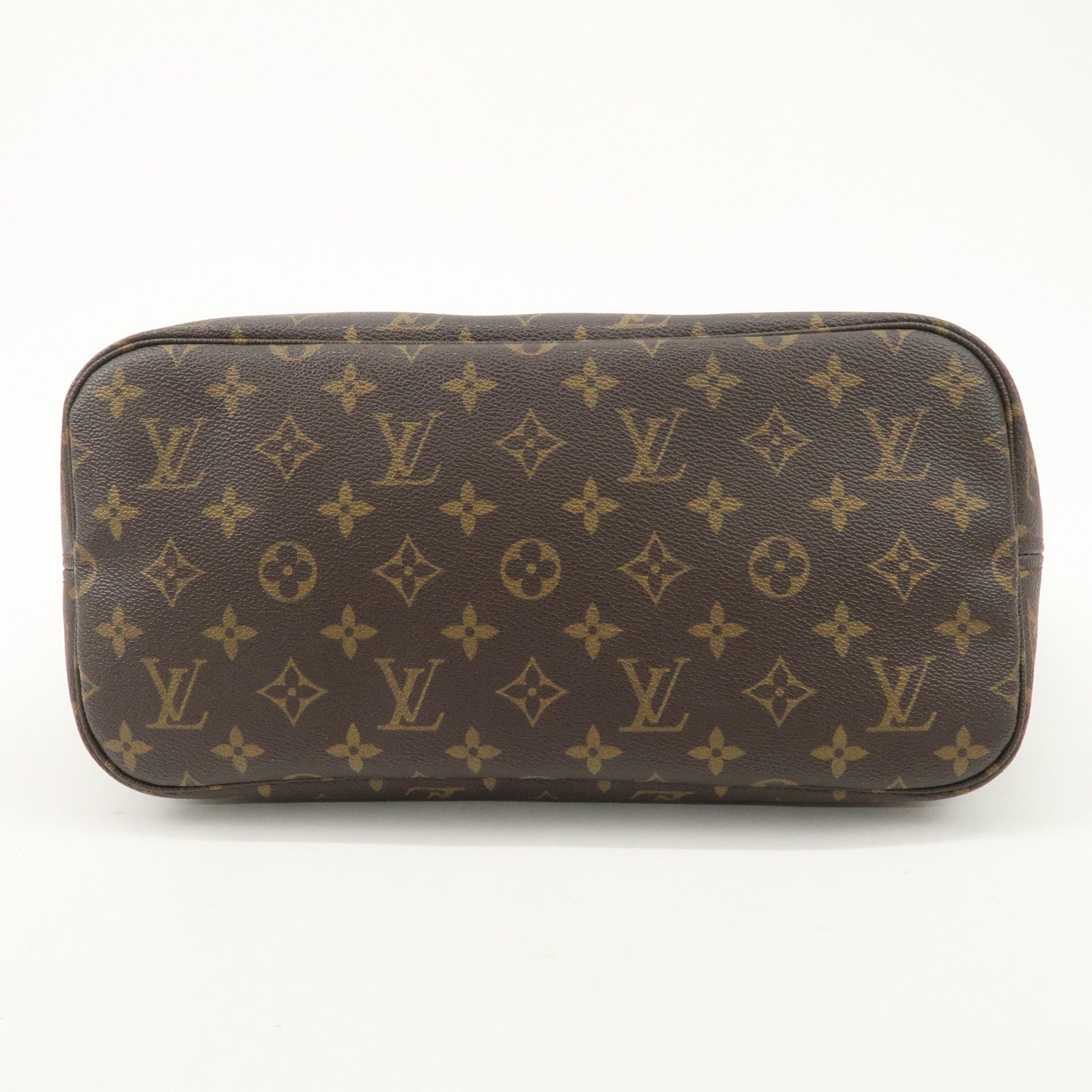 Louis Vuitton Monogram Neverfull MM Tote Bag Brown M40156