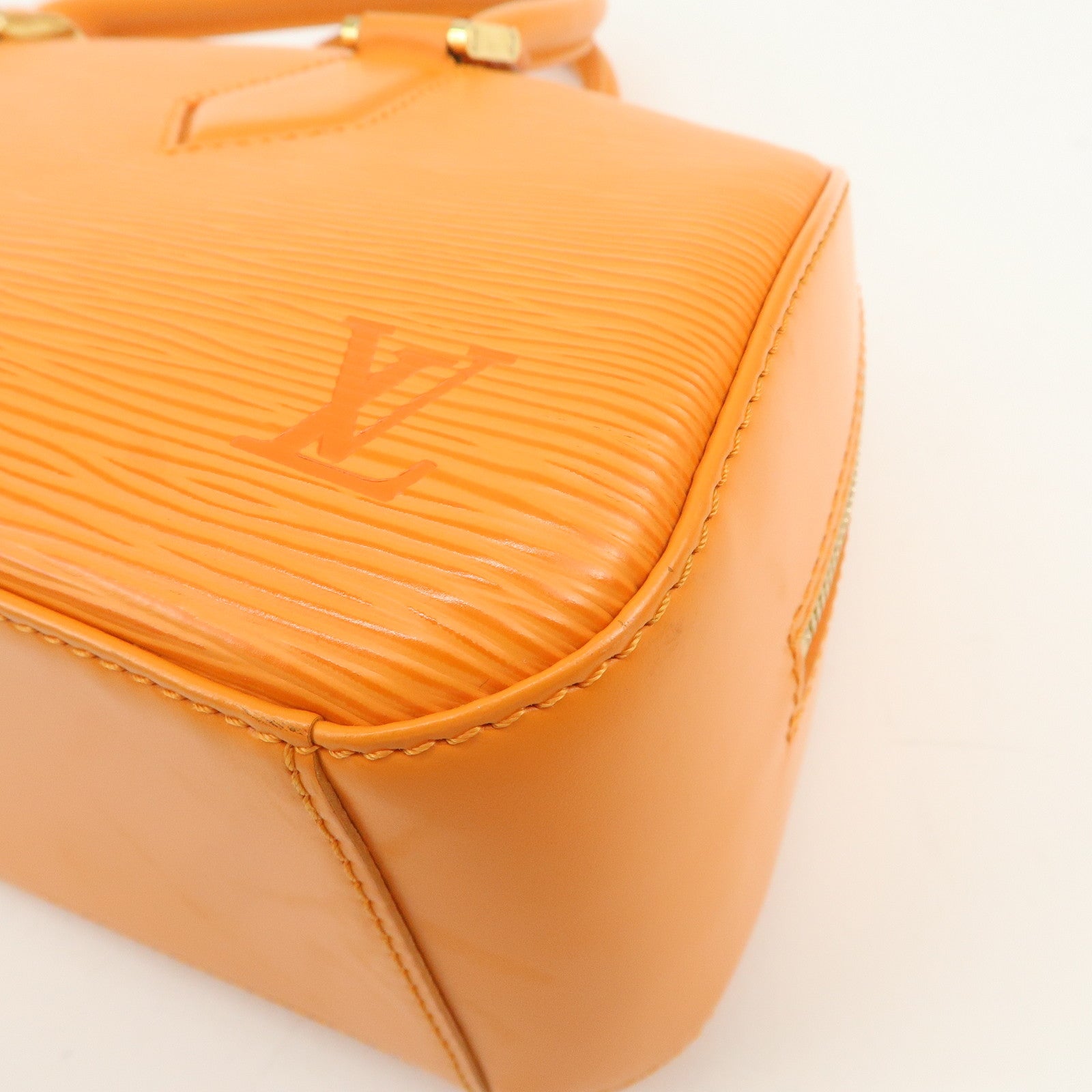 Louis Vuitton Epi Leather Jasmine Hand Bag Mandarin M5208H