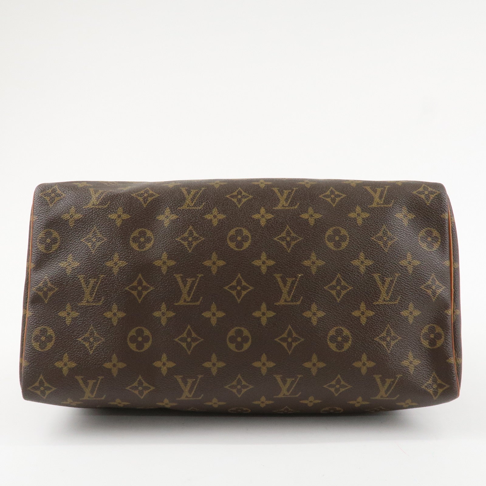 Louis Vuitton Monogram Speedy 35 Hand Bag Boston Bag Brown M41524