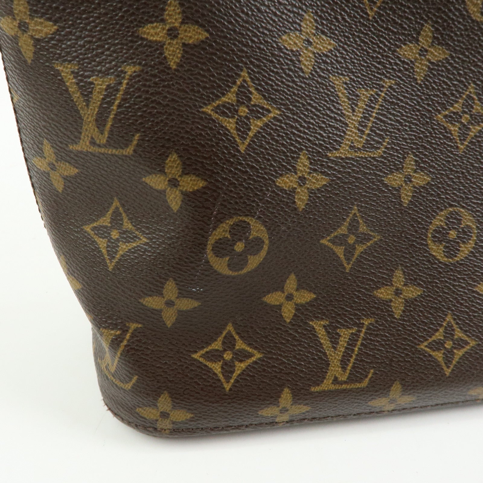 Louis Vuitton Monogram Luco Tote Bag Shoulder Bag Brown M51155