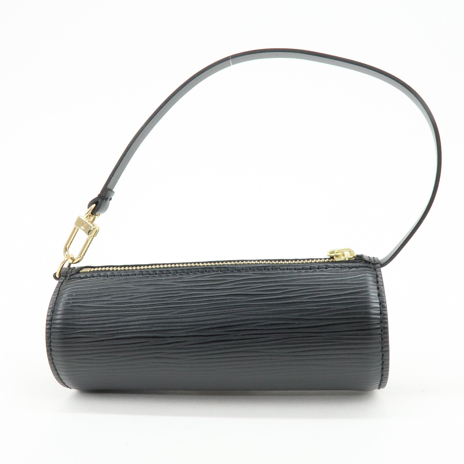 Louis Vuitton Epi Mini Pouch For Soufflot Hand Bag Noir Black