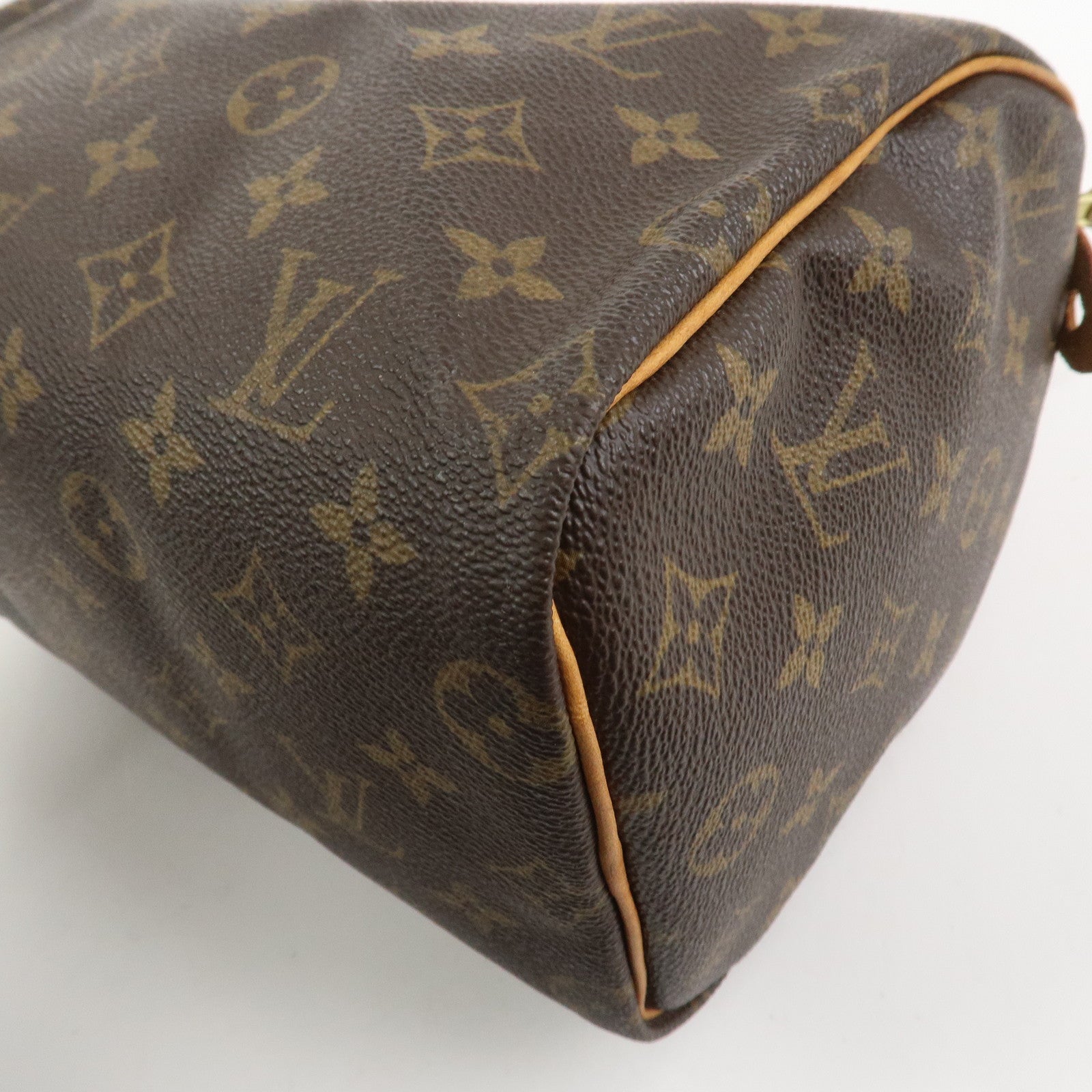 Louis Vuitton Monogram Speedy 25 Boston Bag Hand Bag Brown M41528
