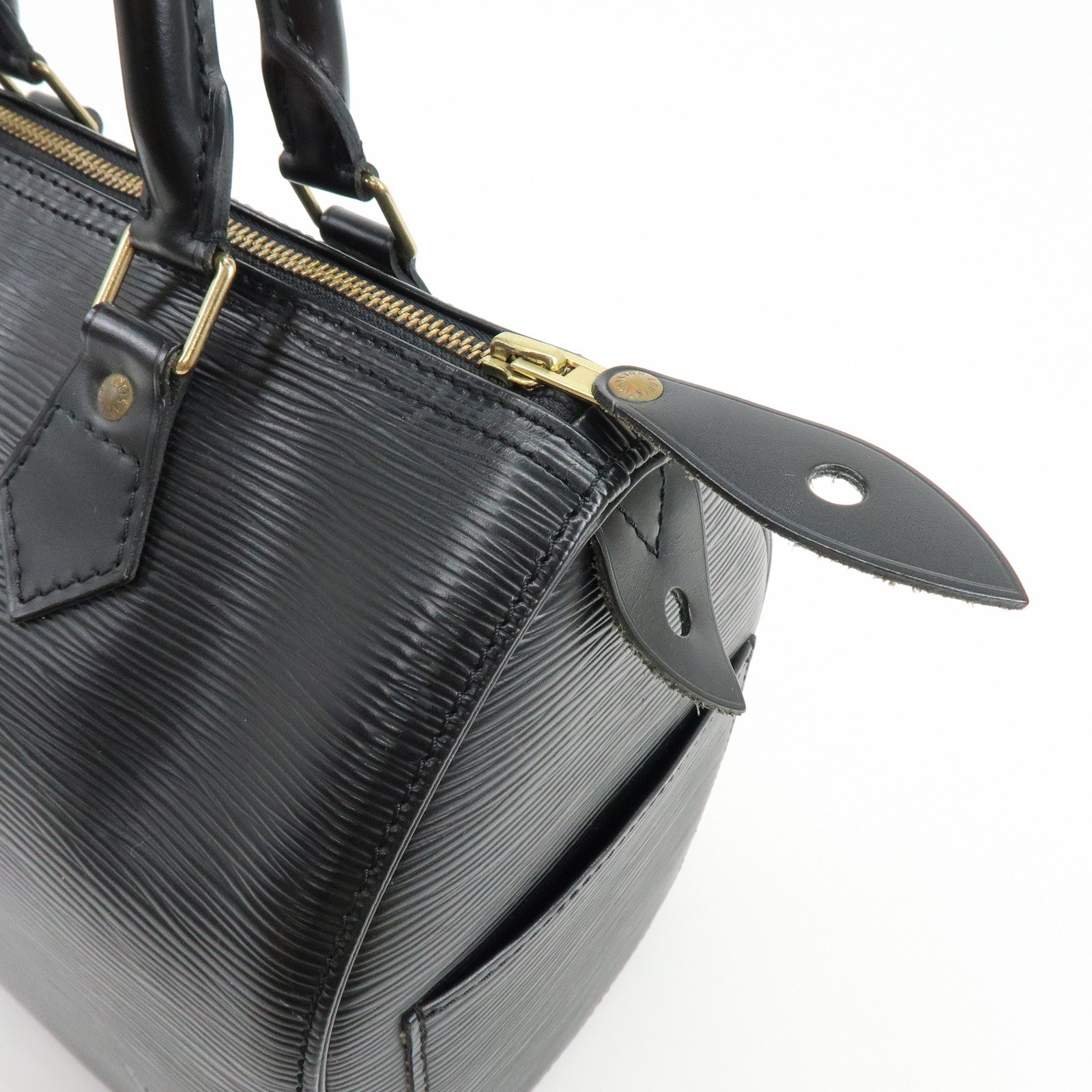 Louis Vuitton Epi Leather Speedy 25 Hand Bag Boston Bag Noir M59032