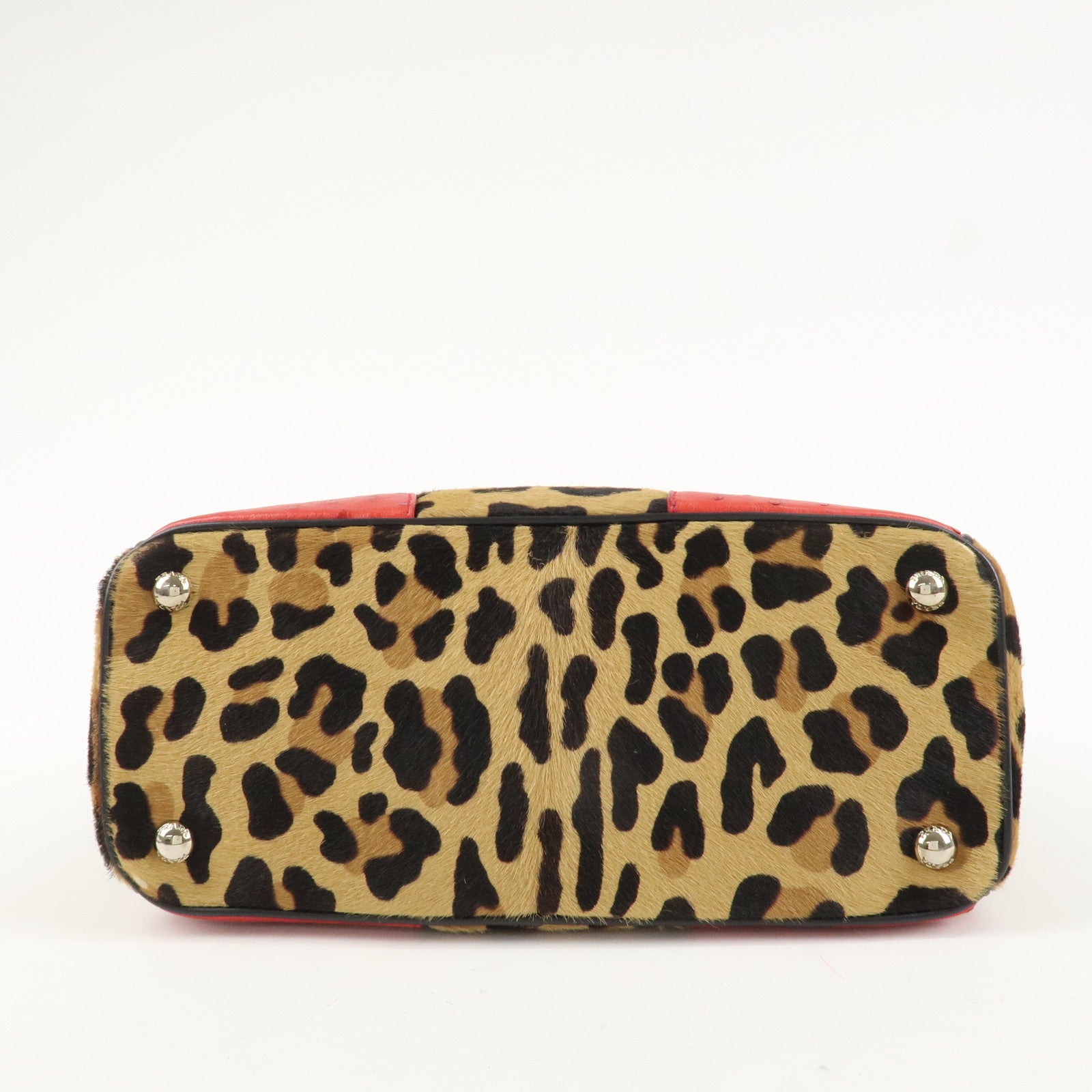 PRADA Galleria Triangle Logo Unborn Calf Leather 2Way Bag 1BA863 Used