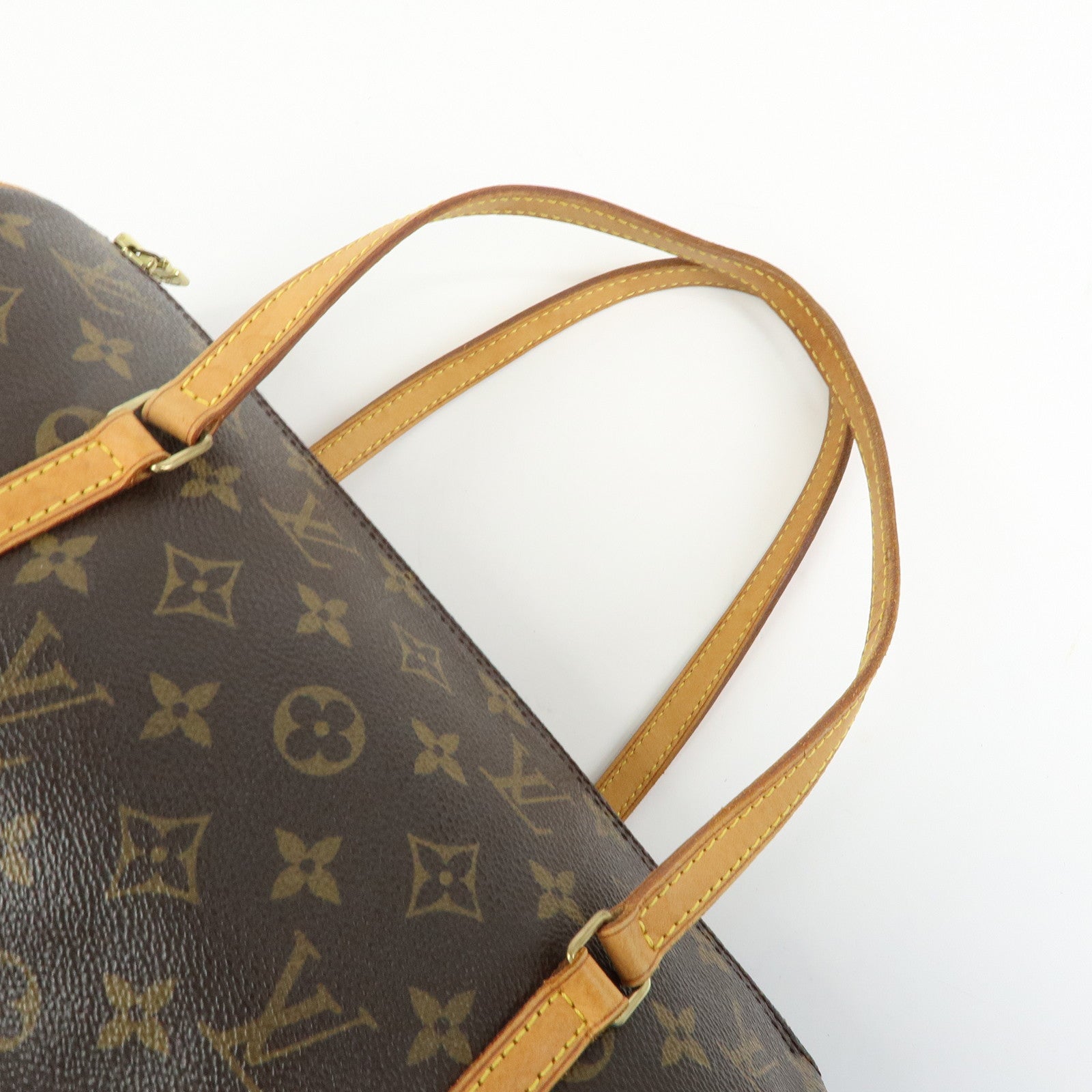 Louis Vuitton Monogram Papillon 30 Hand Bag Brown M51385