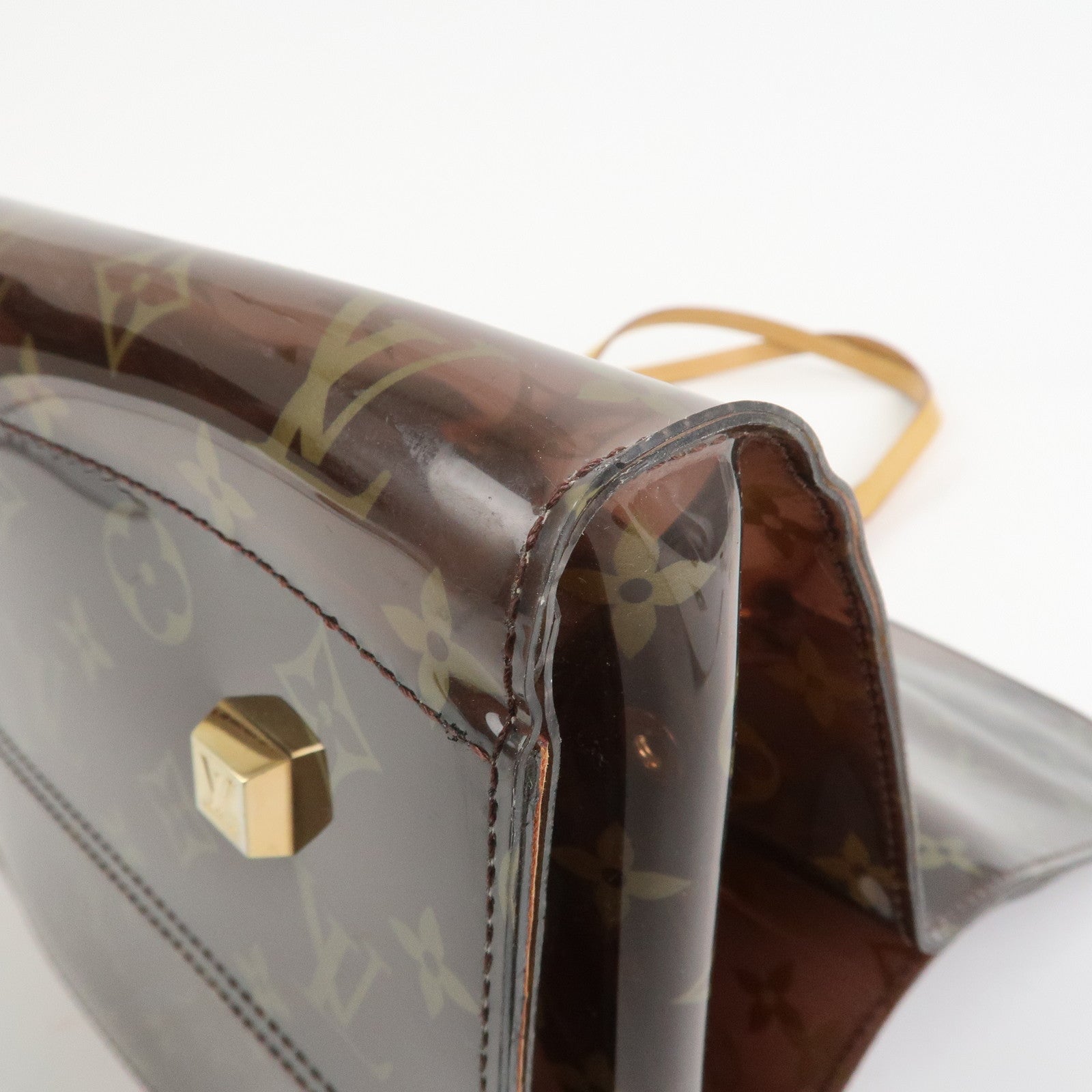 Louis Vuitton Monogram Cabas Cruise Vinyl Tote Bag Brown M50500