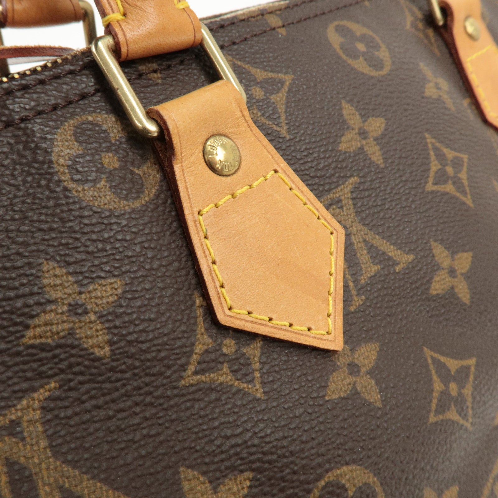 Louis Vuitton Monogram Speedy 30 Hand Bag Boston Bag M41526 Used