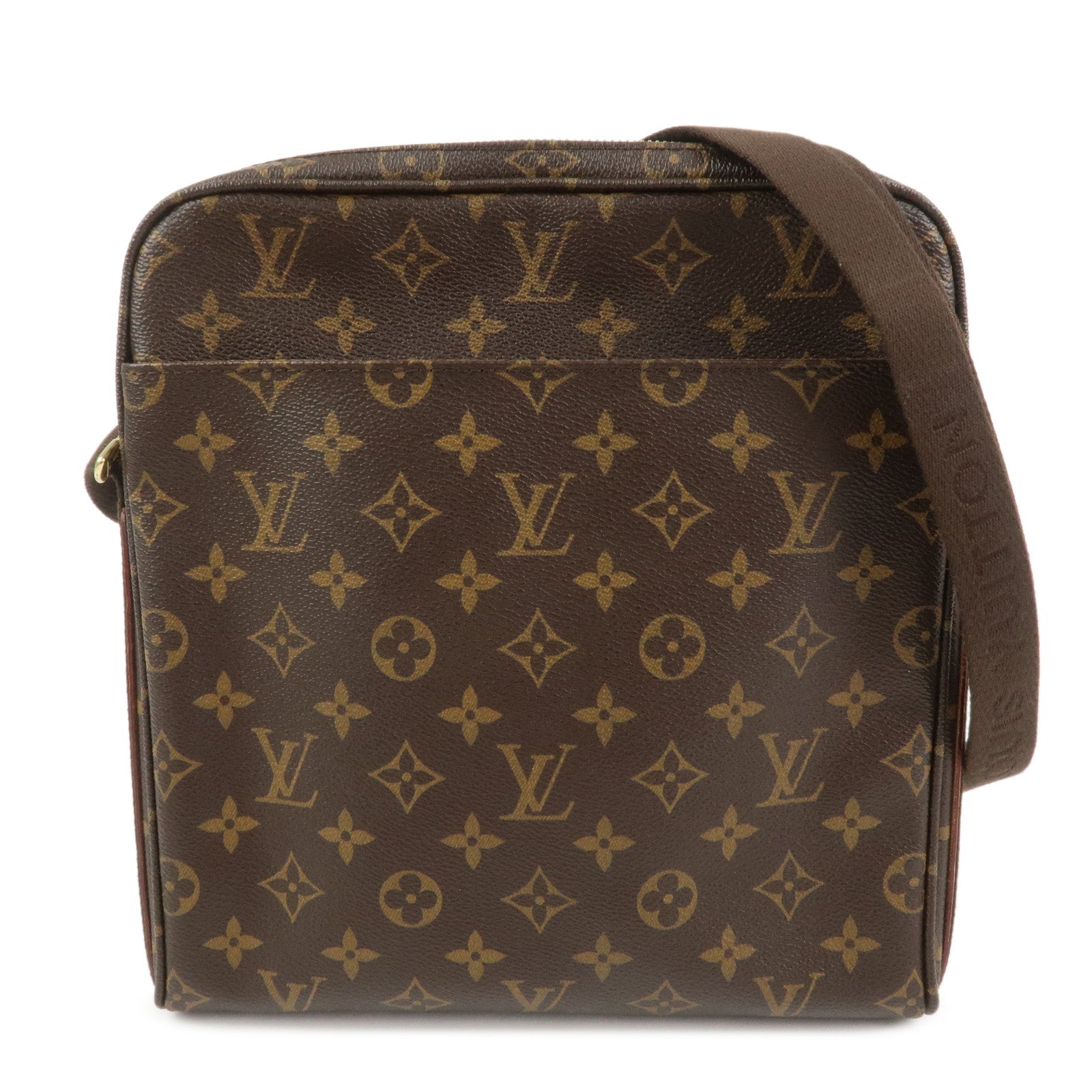 Louis Vuitton Monogram Trotteur Beaubourg Shoulder Bag Brown M97037