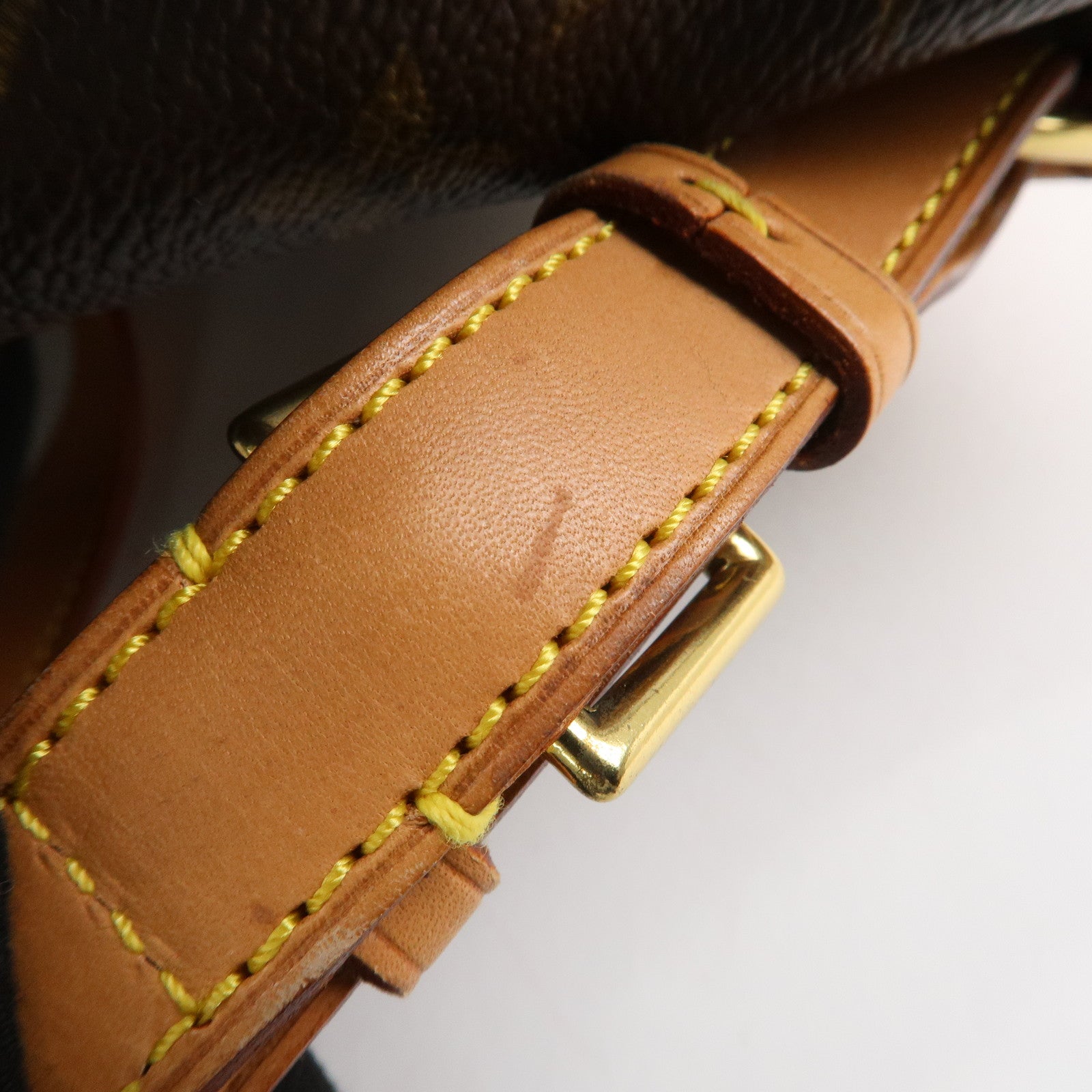 Louis Vuitton Monogram Montsouris MM Back Pack Ruck Sack M51136 Used