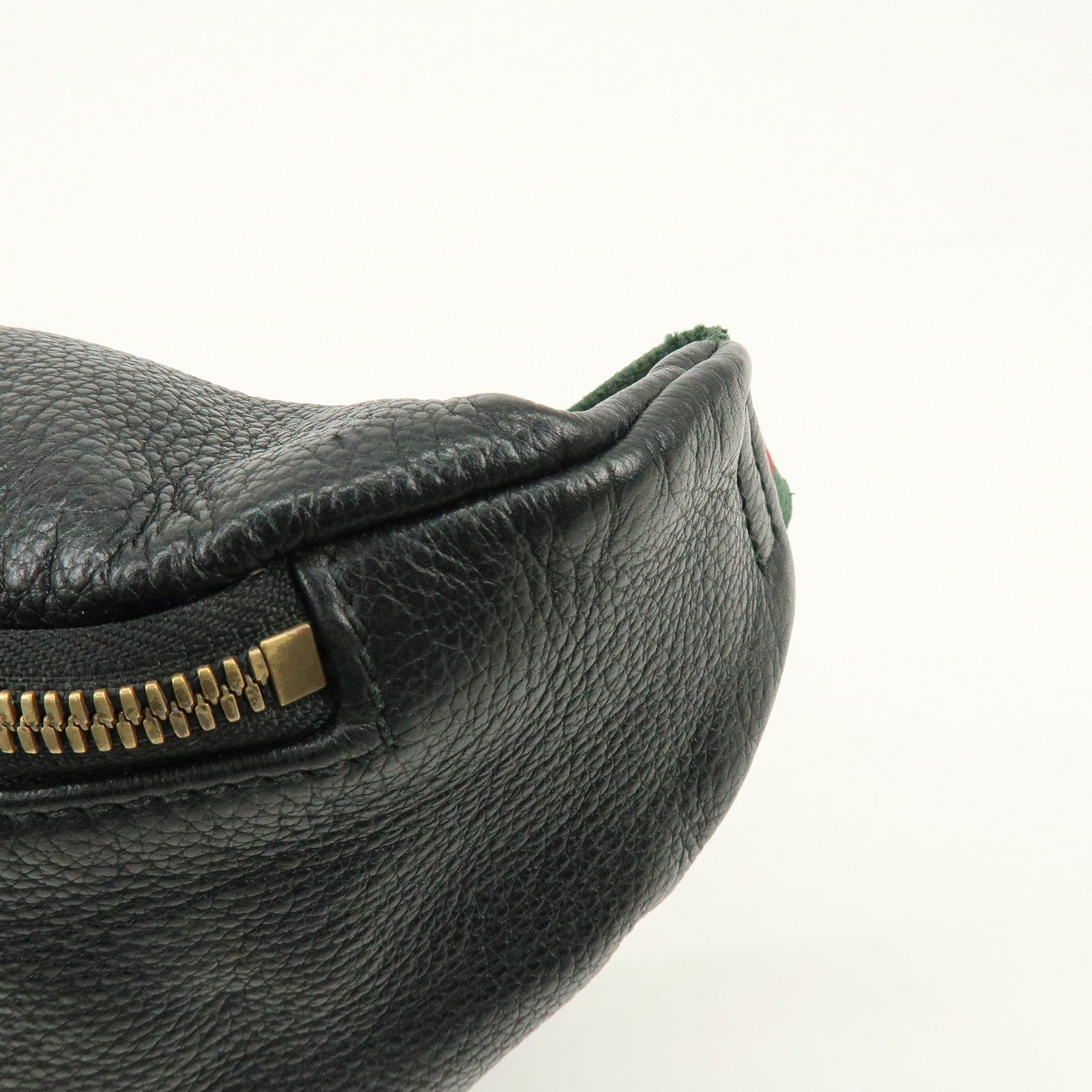 GUCCI Sherry Interlocking G Leather Canvas Waist Body Bag 530412