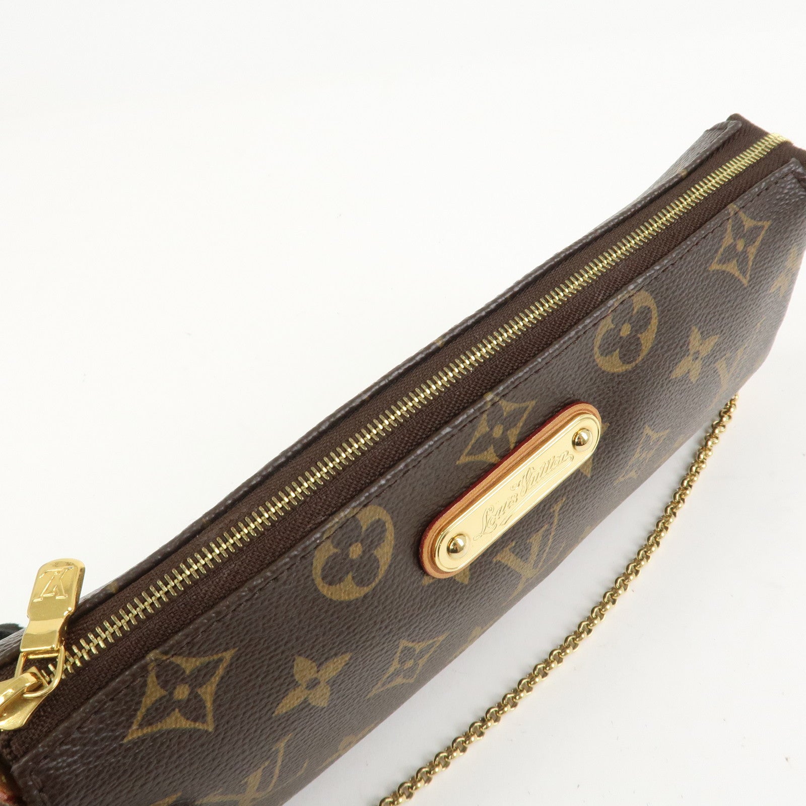 Louis Vuitton Monogram Eva 2Way Pouch Shoulder Bag Brown M95567