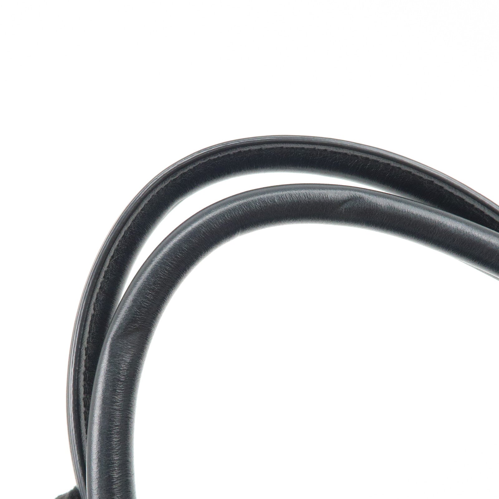 Ferragamo Vara Ribbon Leather 2Way Bag Hand Bag Shoulder Bag Black