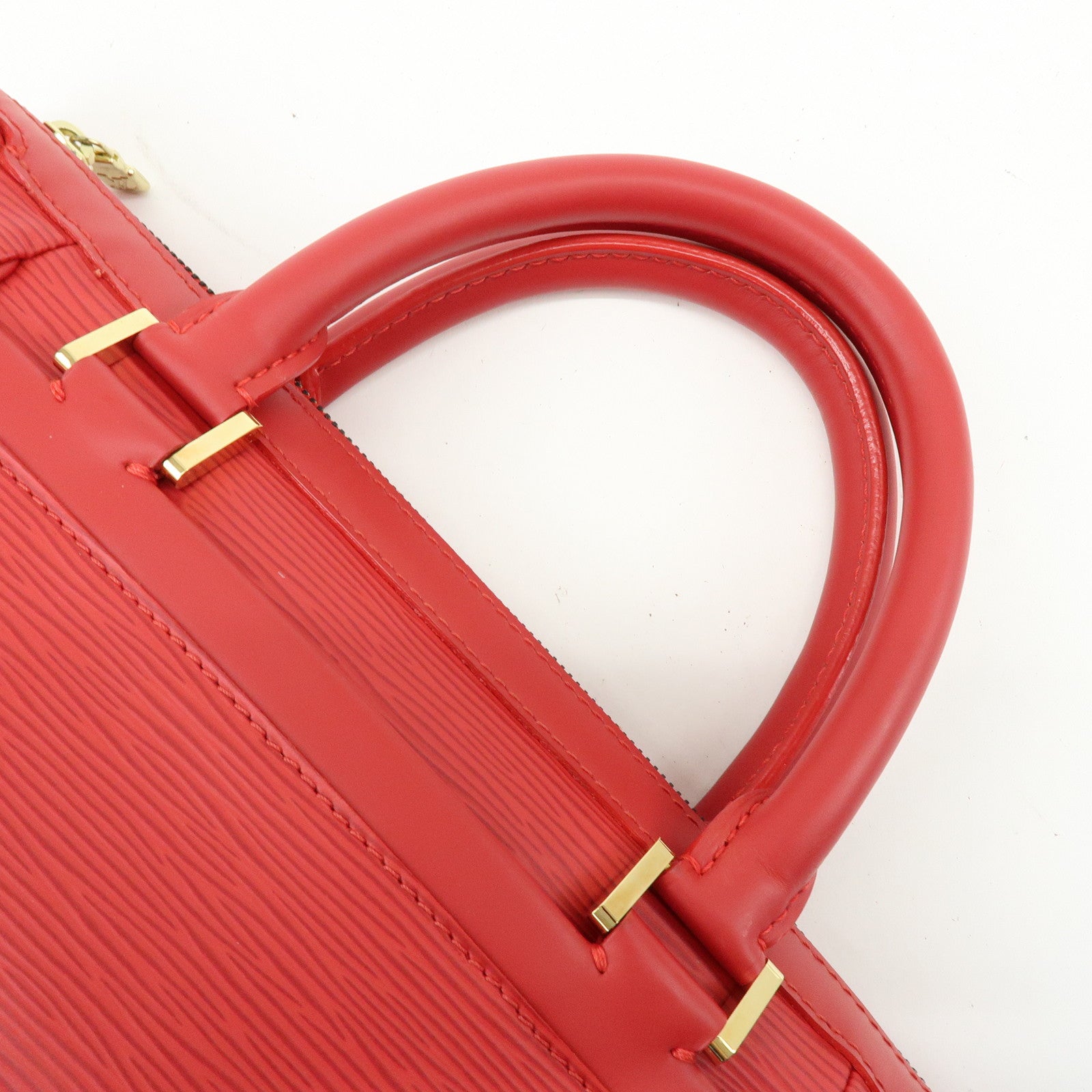 Louis Vuitton Epi Danoura PM Hand Bag Red M5891E