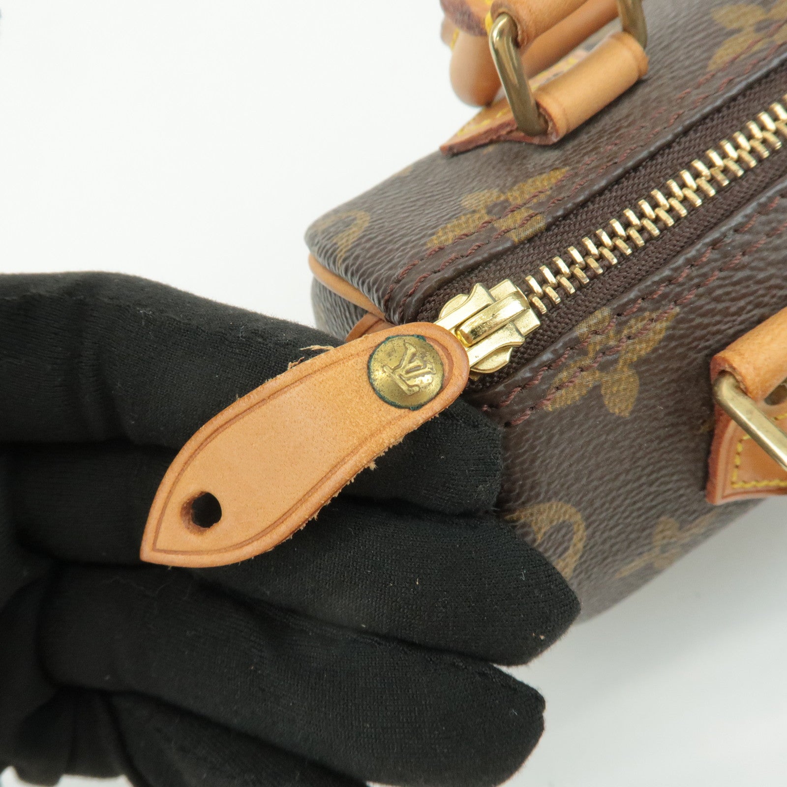 Louis Vuitton Monogram Mini Speedy Hand Bag M41534 Used