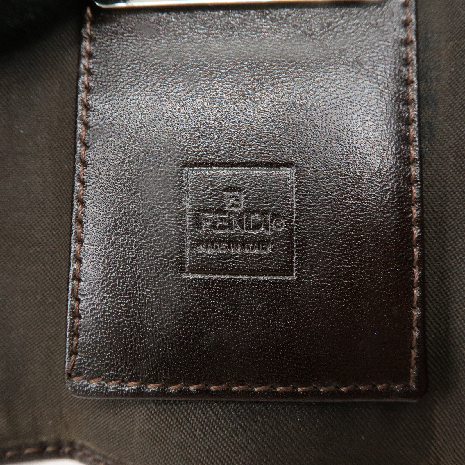 FENDI Zucca Zucchino Set of 3 Key Case Coin Case Brown Black