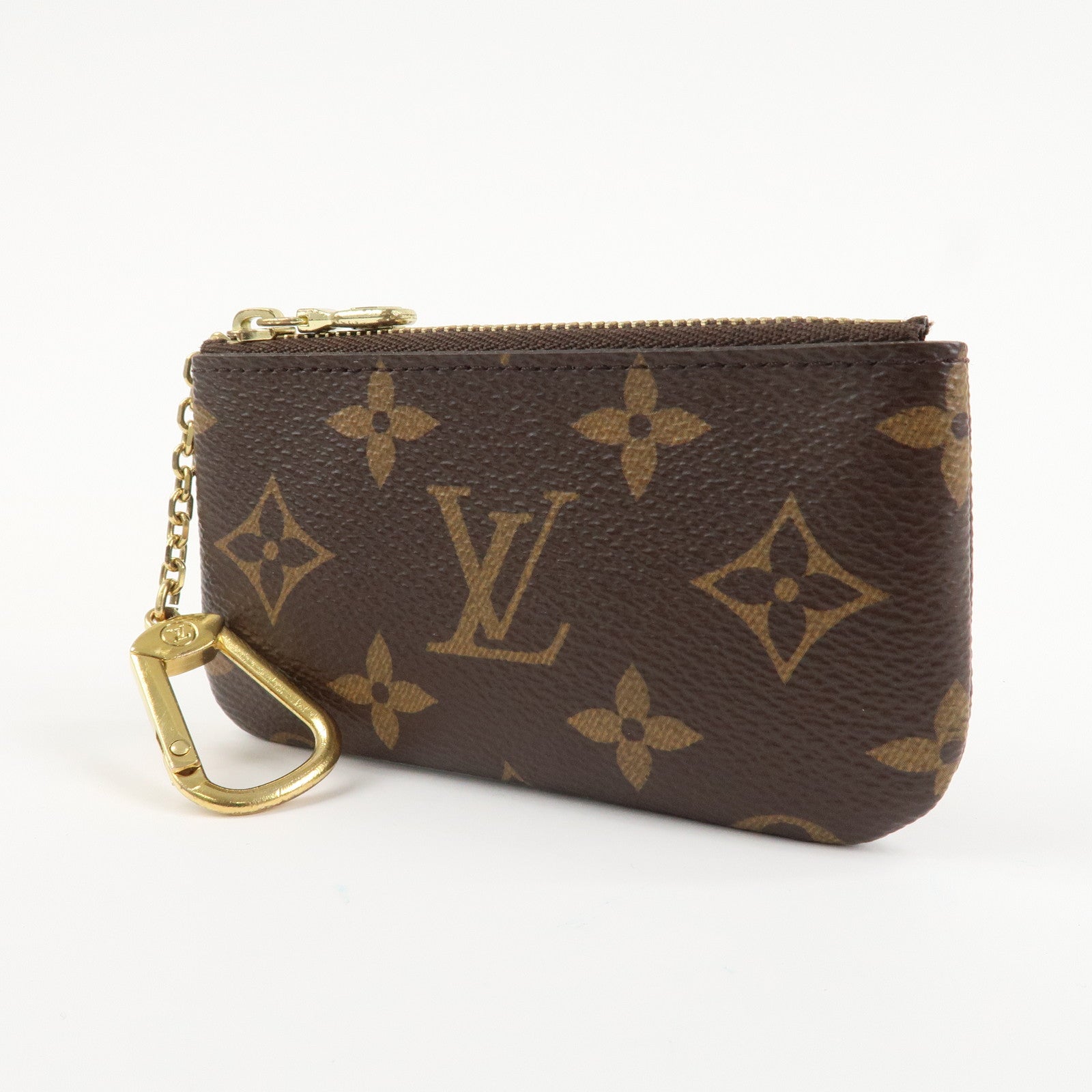 Louis Vuitton Monogram Pochette Cles Coin Case Key Case M62650 Used