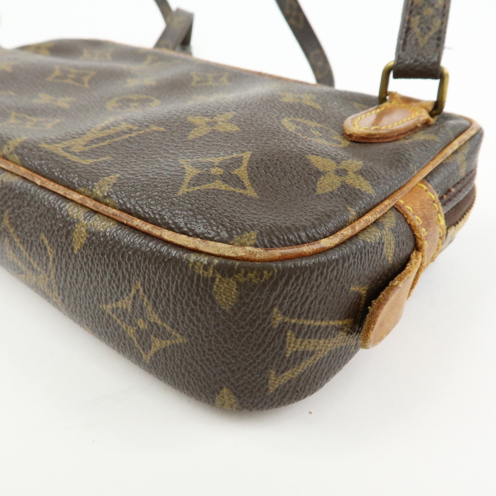 Louis Vuitton Monogram Pochette Marly Bandouliere Bag Brown M51828