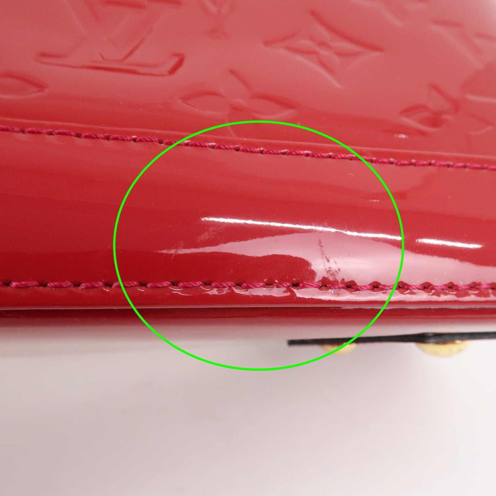 Louis Vuitton Monogram Vernis Alma BB 2Way Bag Hand Bag M91771