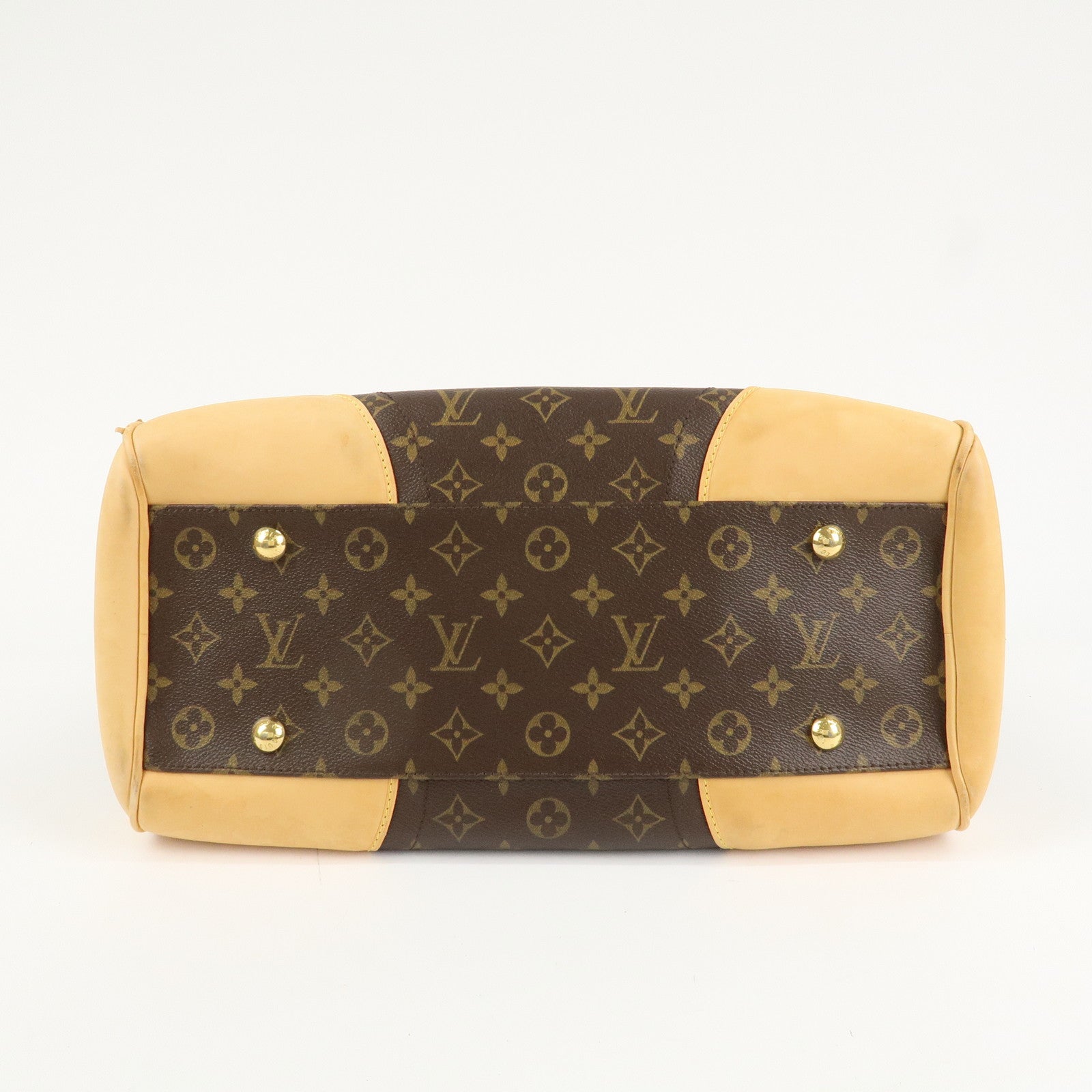 Louis Vuitton Monogram Beverly GM Hand Bag Brown M40120 Used