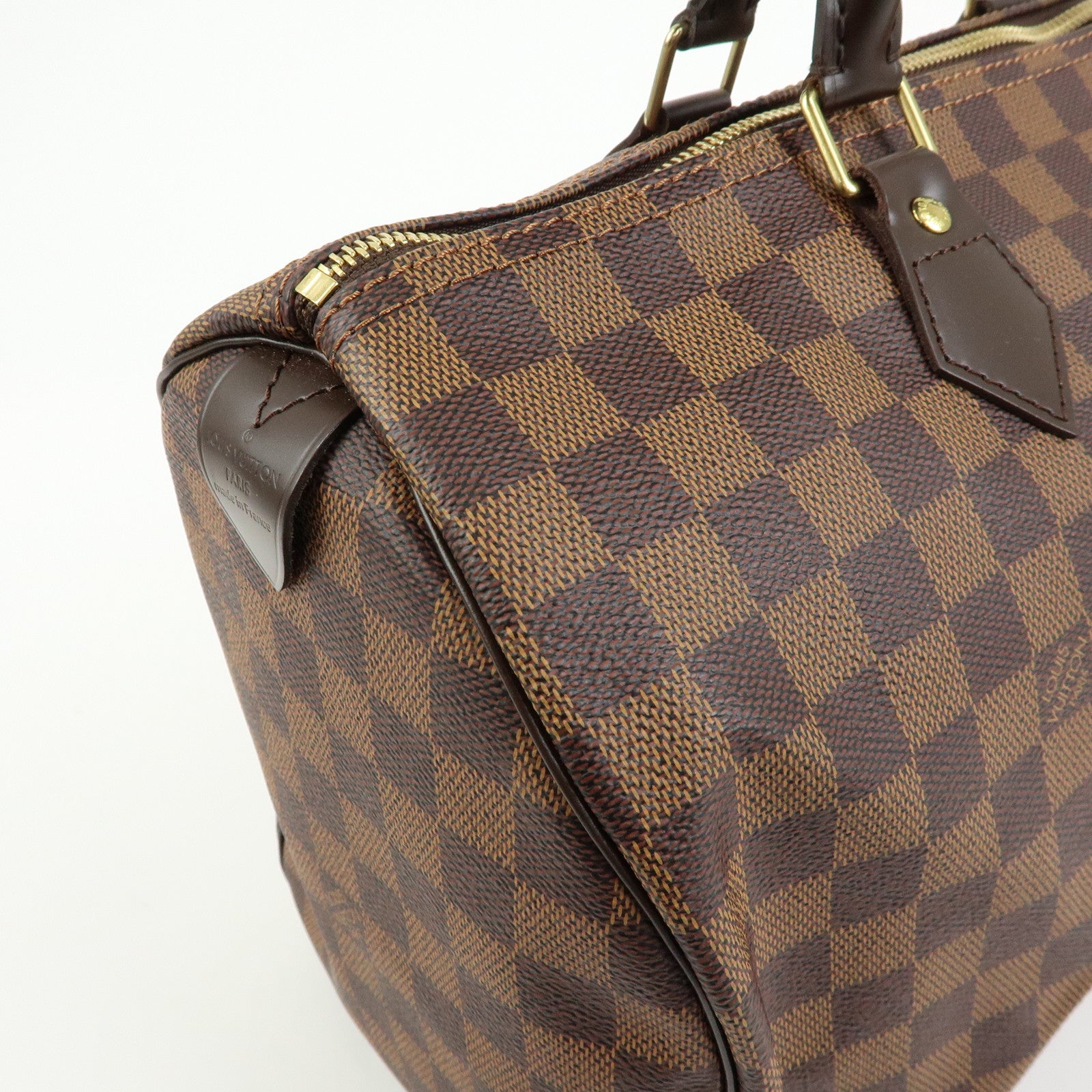 Louis Vuitton Damier Ebene Speedy 30 Boston Bag Hand Bag N41531