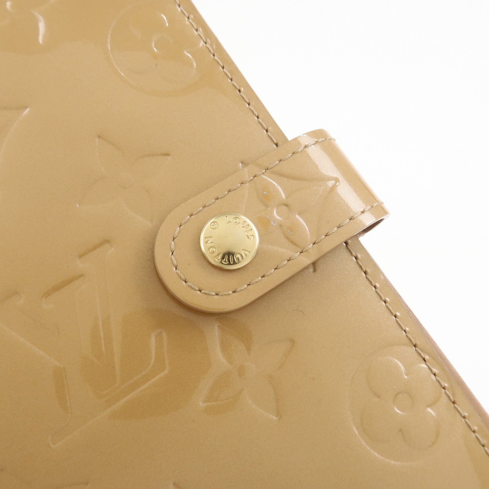 Louis Vuitton Monogram Vernis Agenda PM Planner Cover R21009