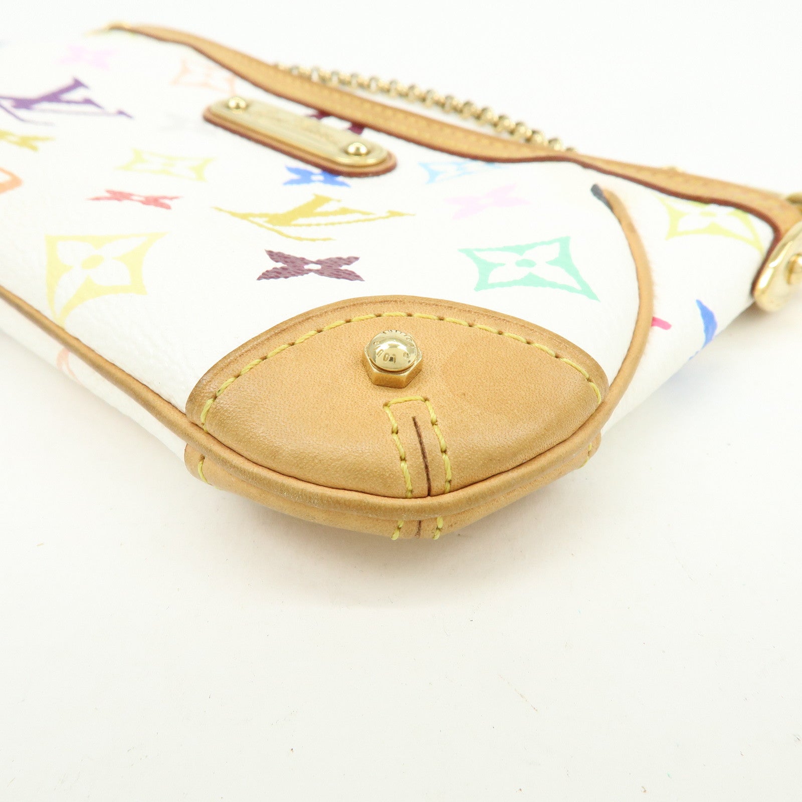 Louis Vuitton Monogram Multicolor Pochette Milla MM Blanc M60096