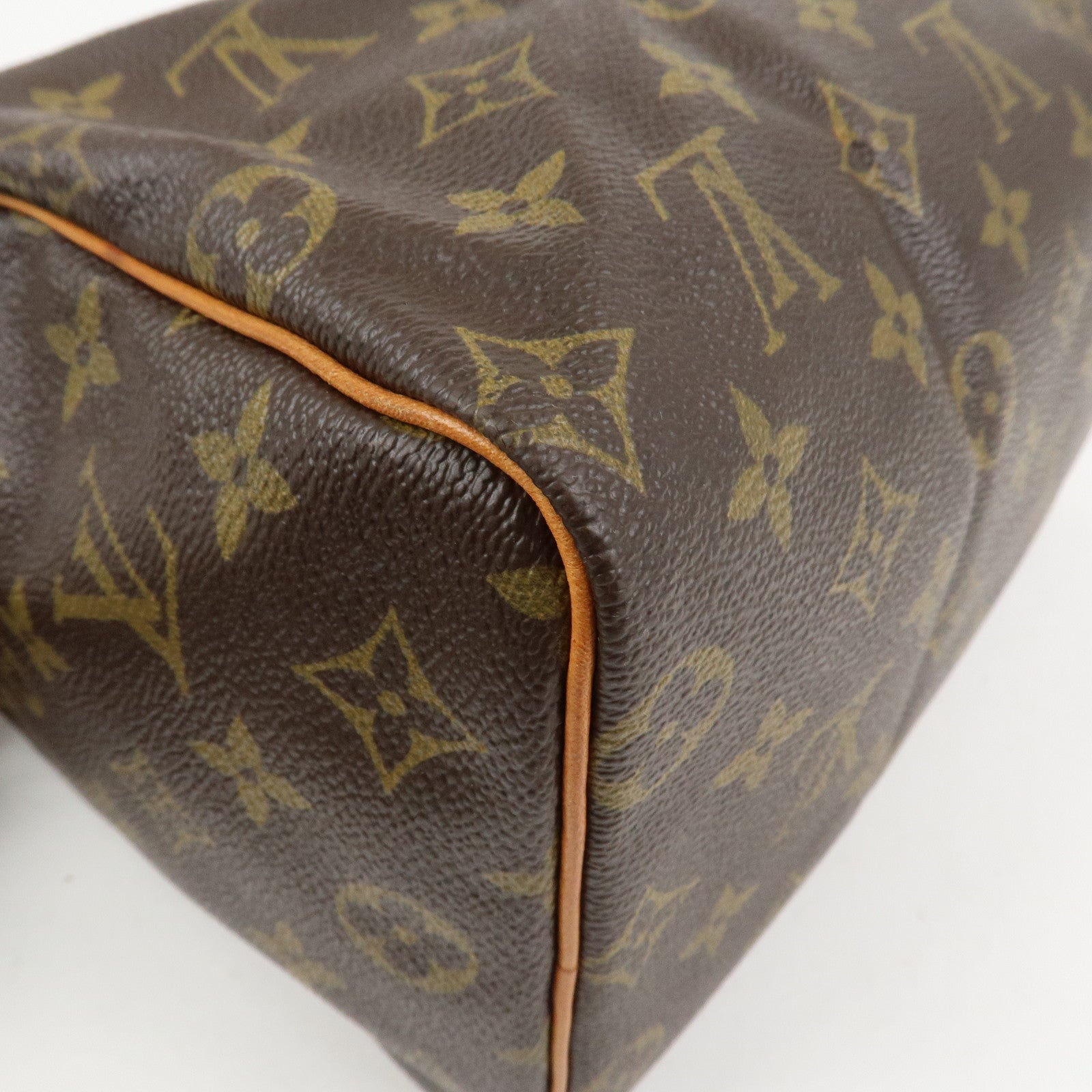 Louis Vuitton Monogram Speedy 25 Boston Bag Hand Bag Brown M41528