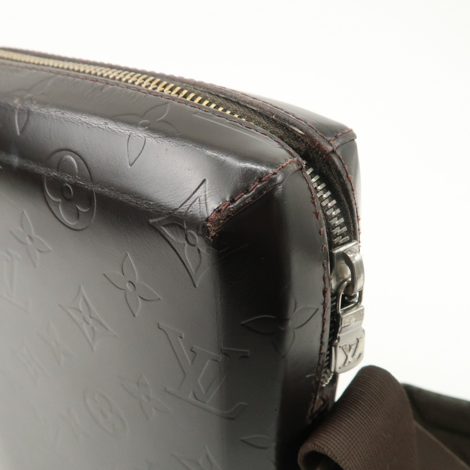 Louis Vuitton Monogram Bobby Leather Shoulder Bag Cafe Brown M46520 Used