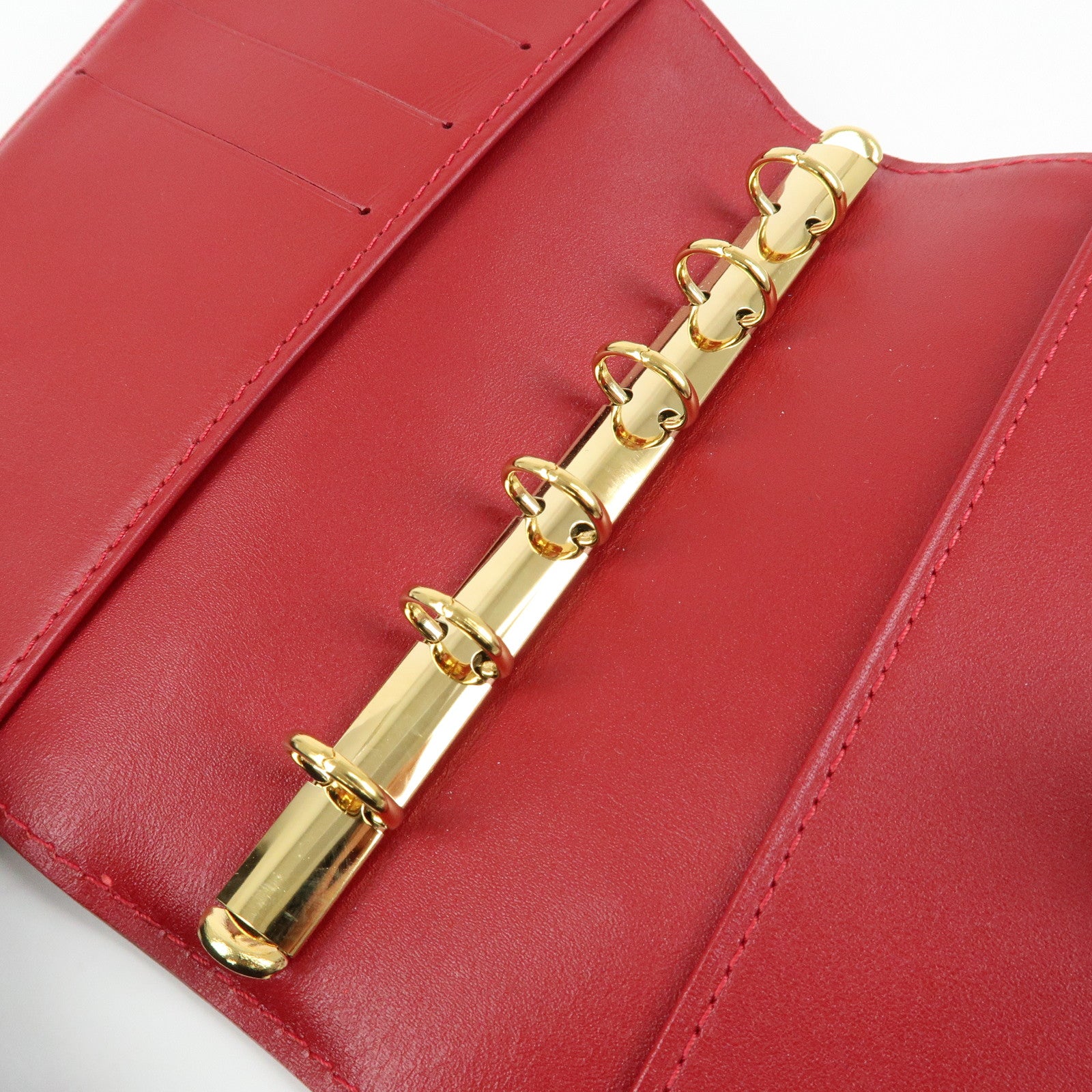 Louis Vuitton Monogram Vernis Agenda PM Pomme d'Amour Red R21016