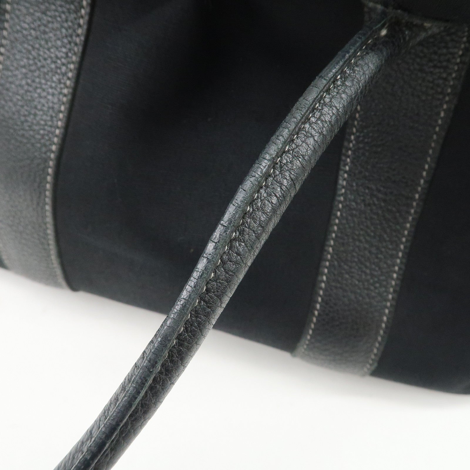 HERMES Toile Officier Negonda Garden Party PM G Stamped Tote Bag