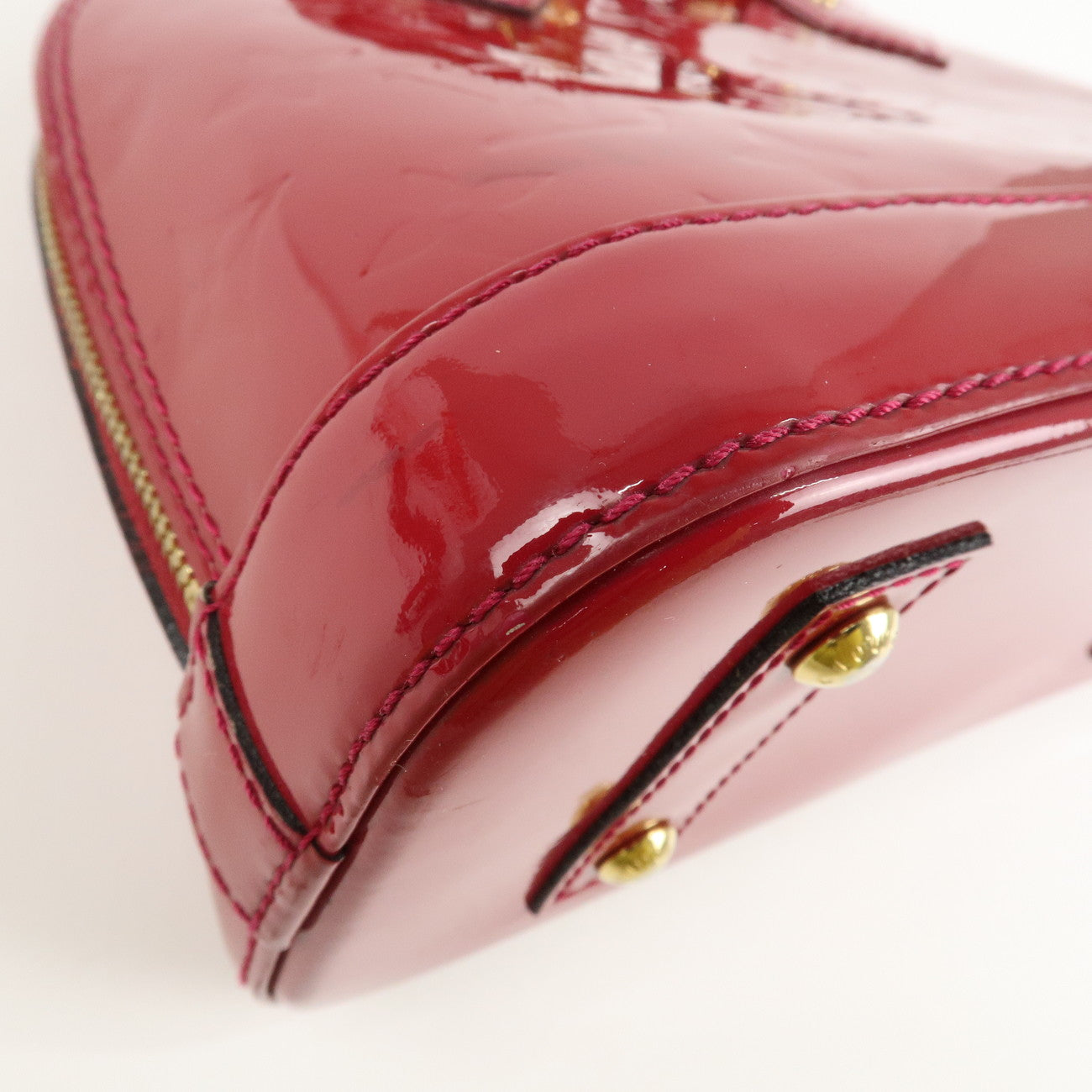 Louis Vuitton Monogram Vernis Alma BB 2Way Bag Rose Indien M91771 Used