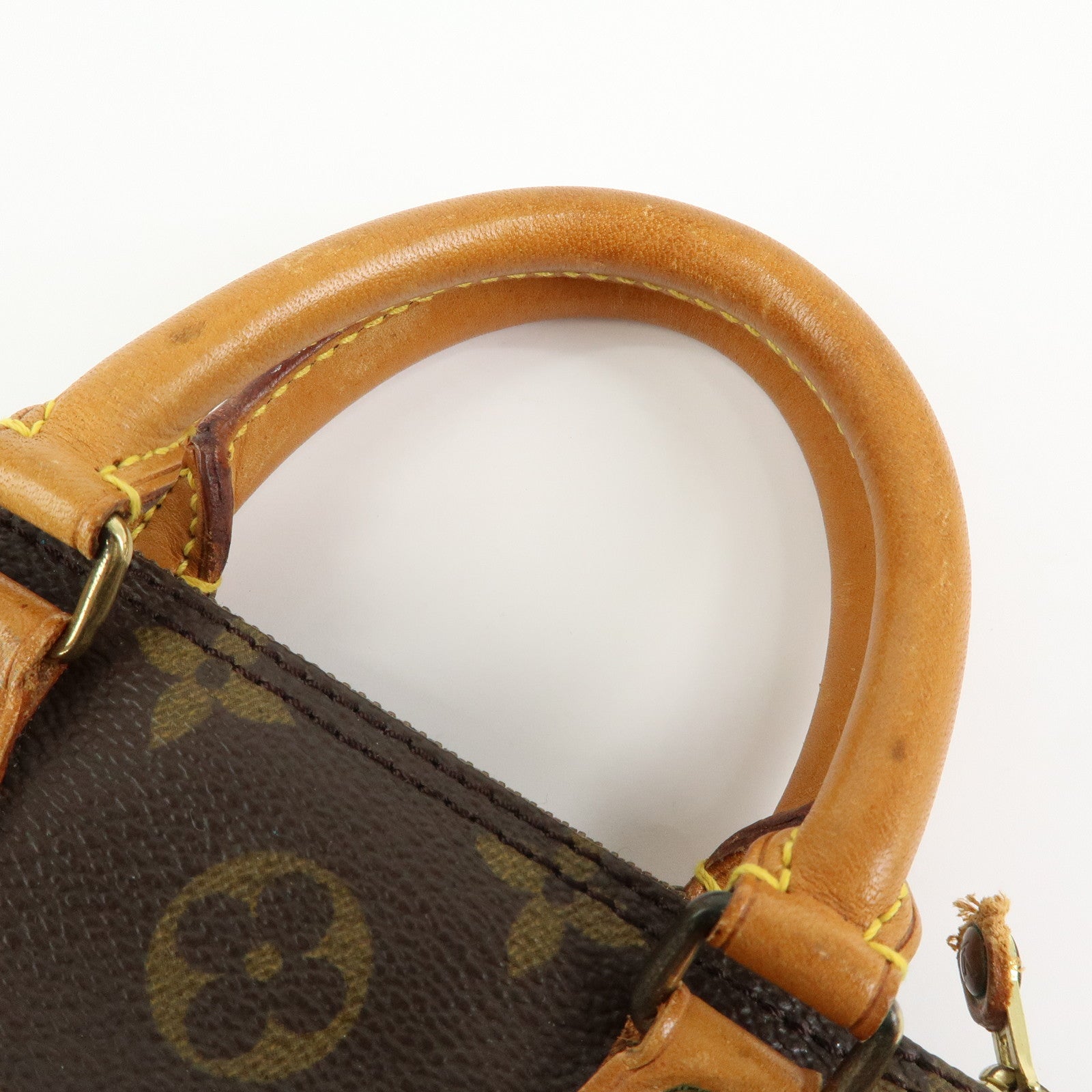 Louis Vuitton Monogram Canvas Mini Speedy Hand Bag Brown M41534