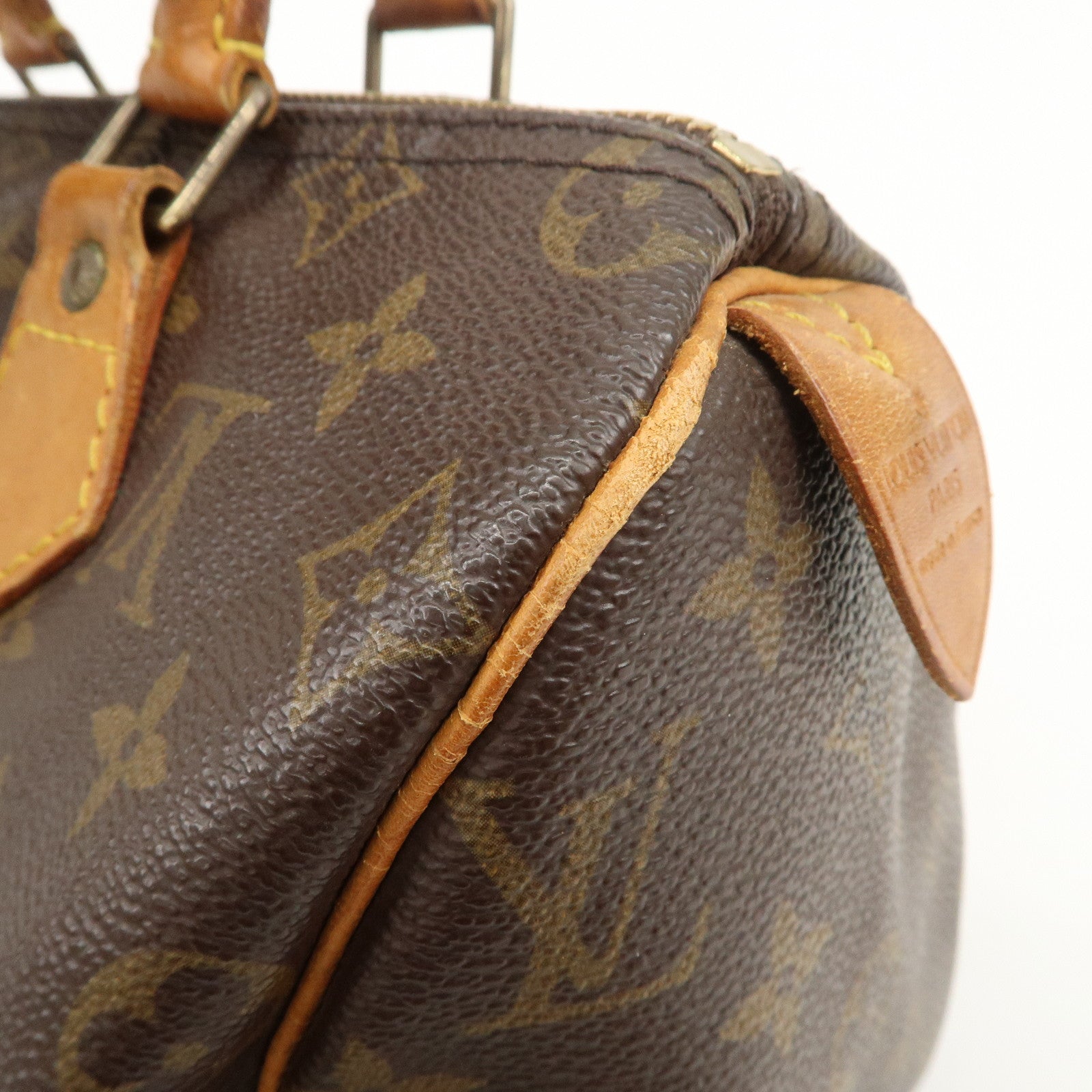 Louis Vuitton Monogram Speedy 25 Boston Bag Hand Bag Brown M41528