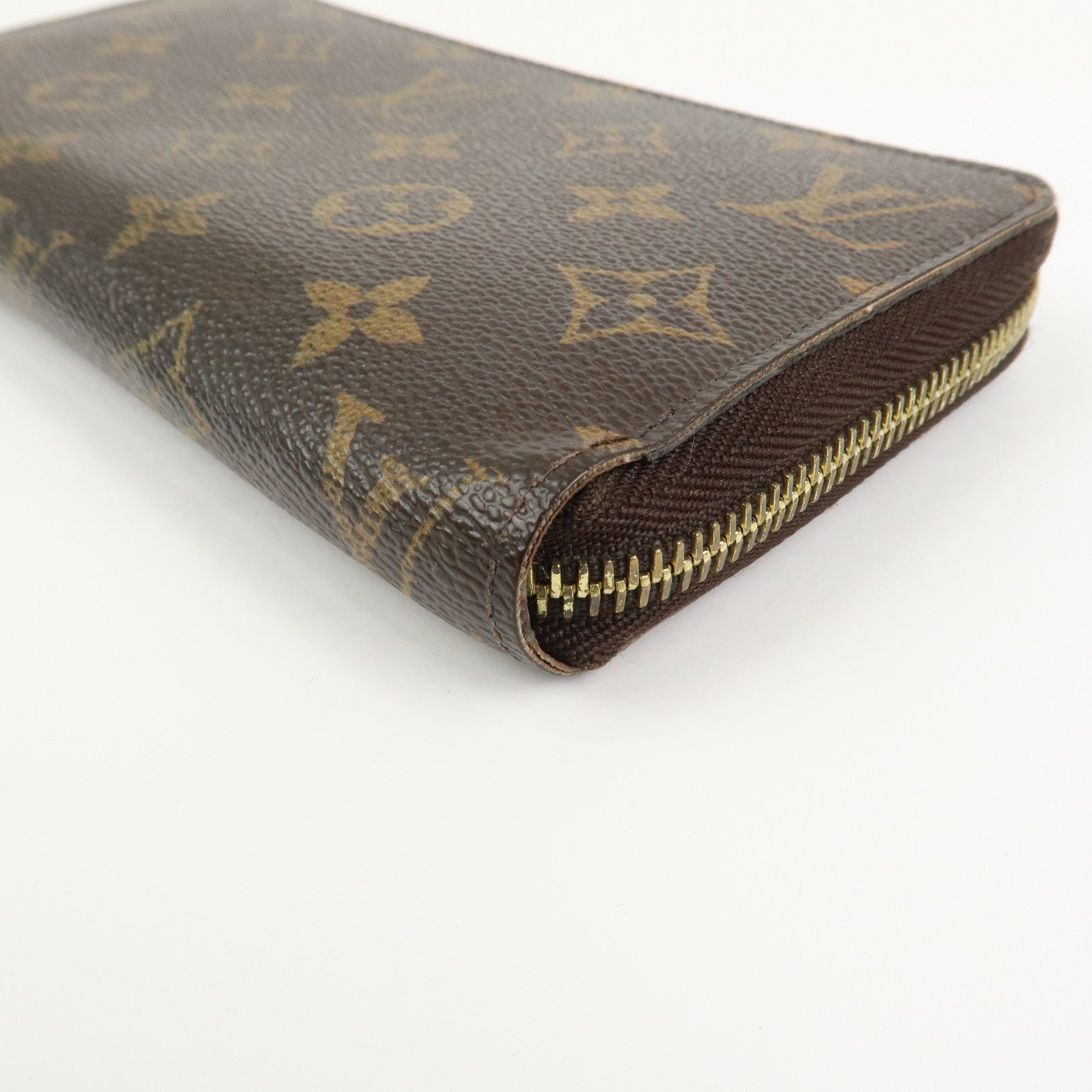 Louis Vuitton Monogram Canvas Zippy Long Wallet Brown M60017