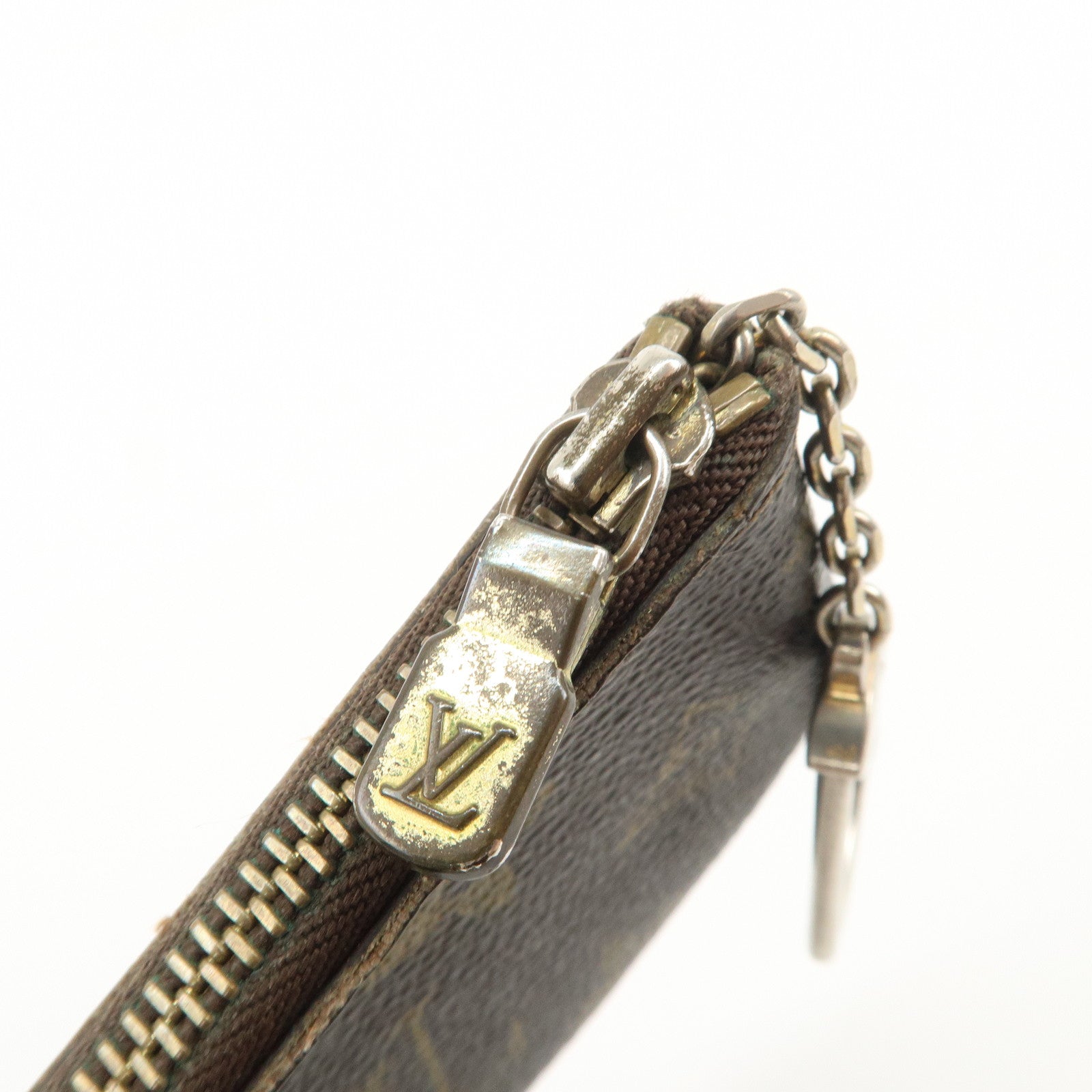 Louis Vuitton Monogram Pochette Cles Coin Case Key Case M62650