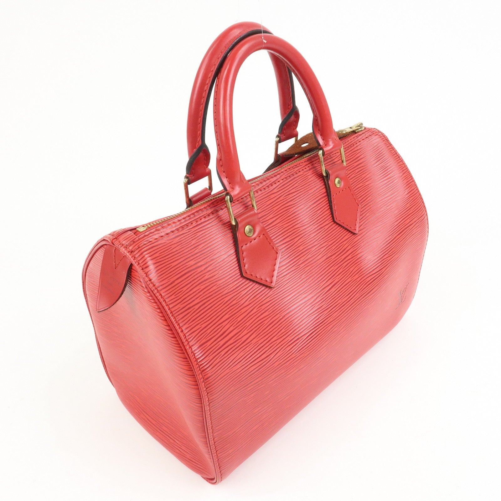 Louis Vuitton Epi Speedy 25 Hand Bag Castilian Red M43017