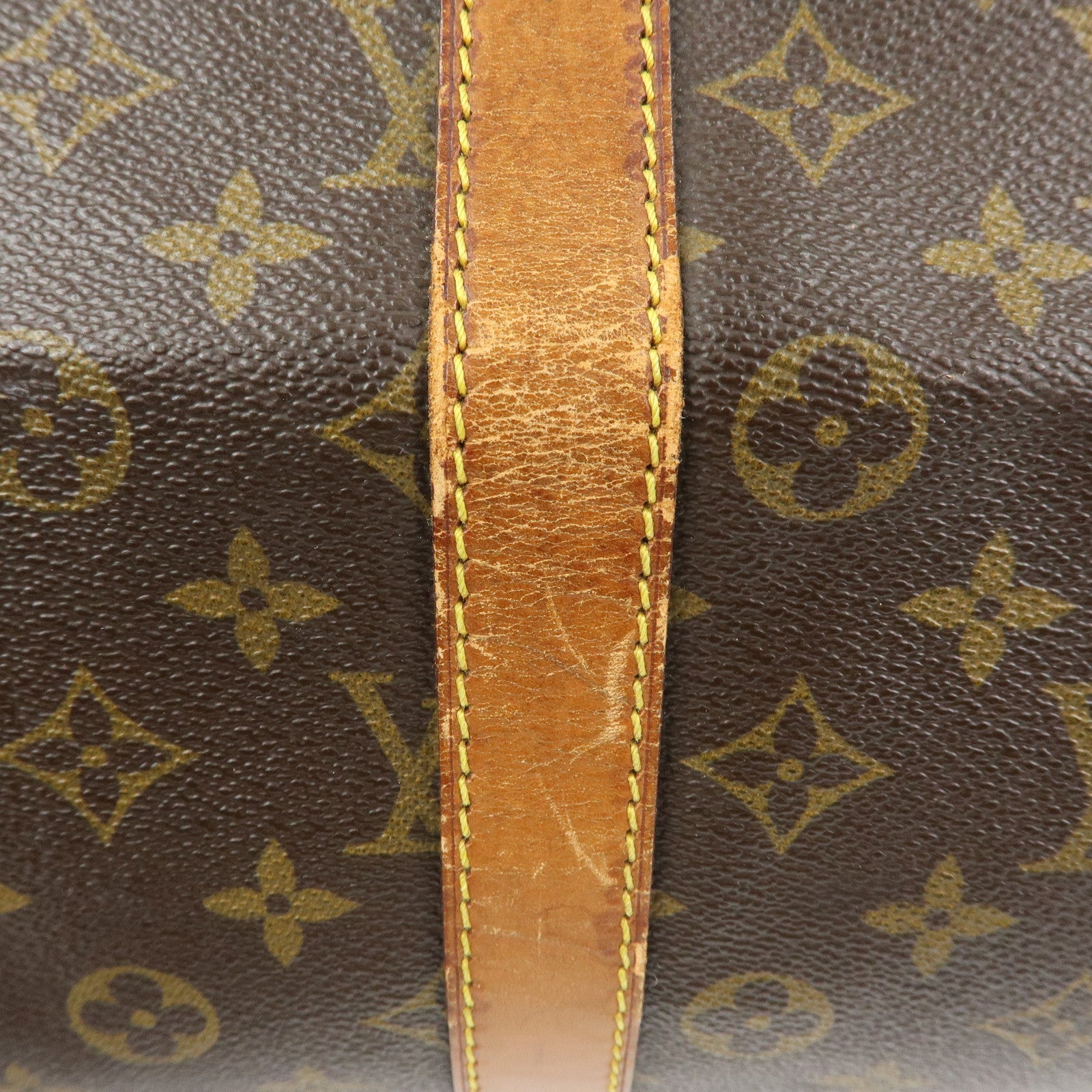 Louis Vuitton Monogram Keep All Bandouliere 55 Boston Bag M41414