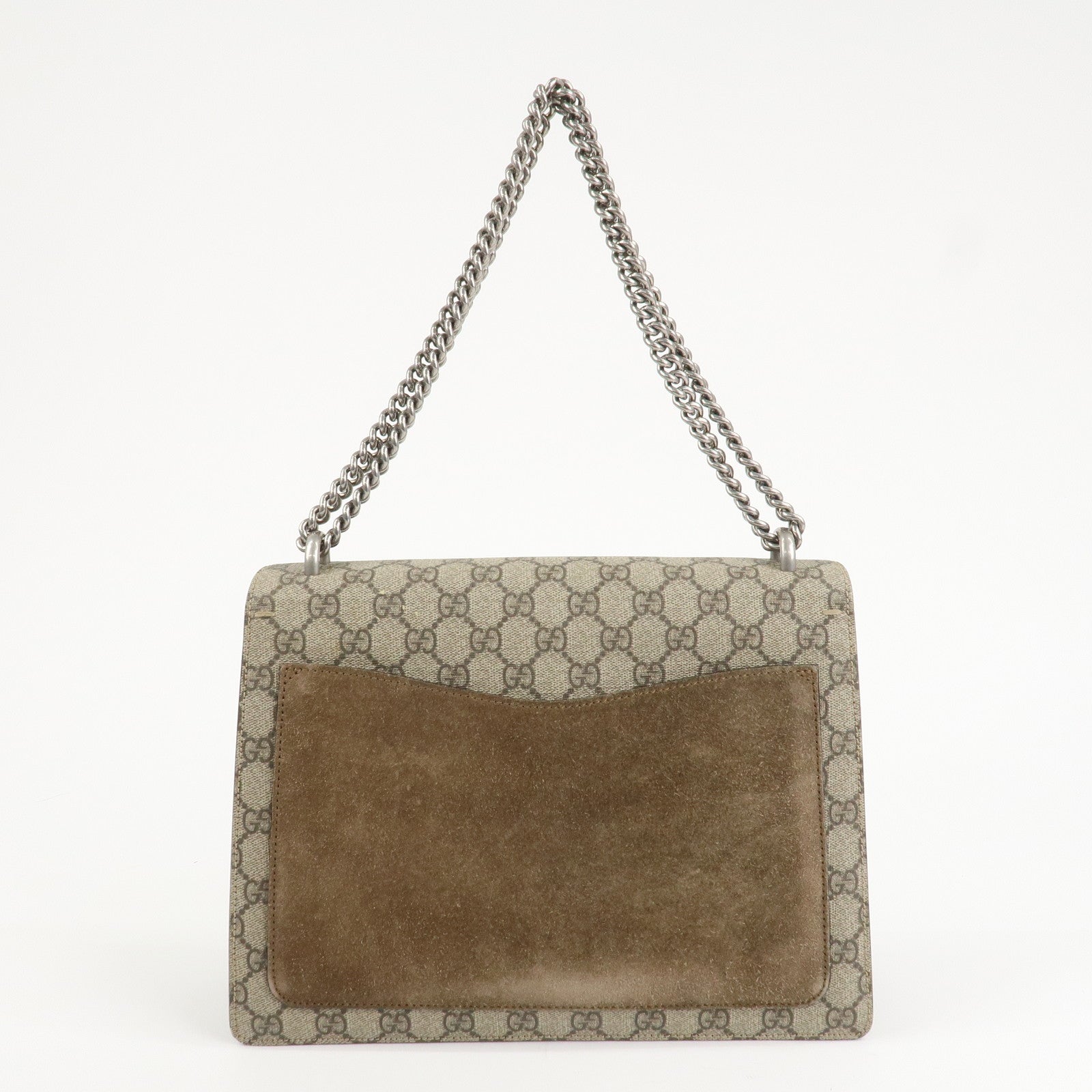 GUCCI Dionysus GG Supreme Chain Shoulder Bag Brown 403348 Used