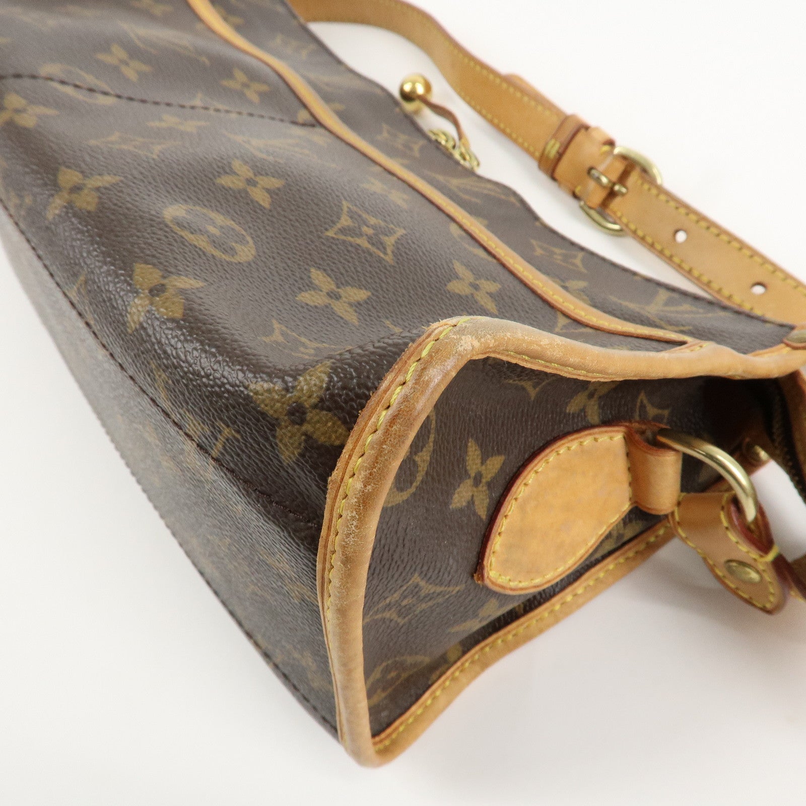 Louis Vuitton Monogram Popincourt Long Shoulder Bag Brown M40008 Used