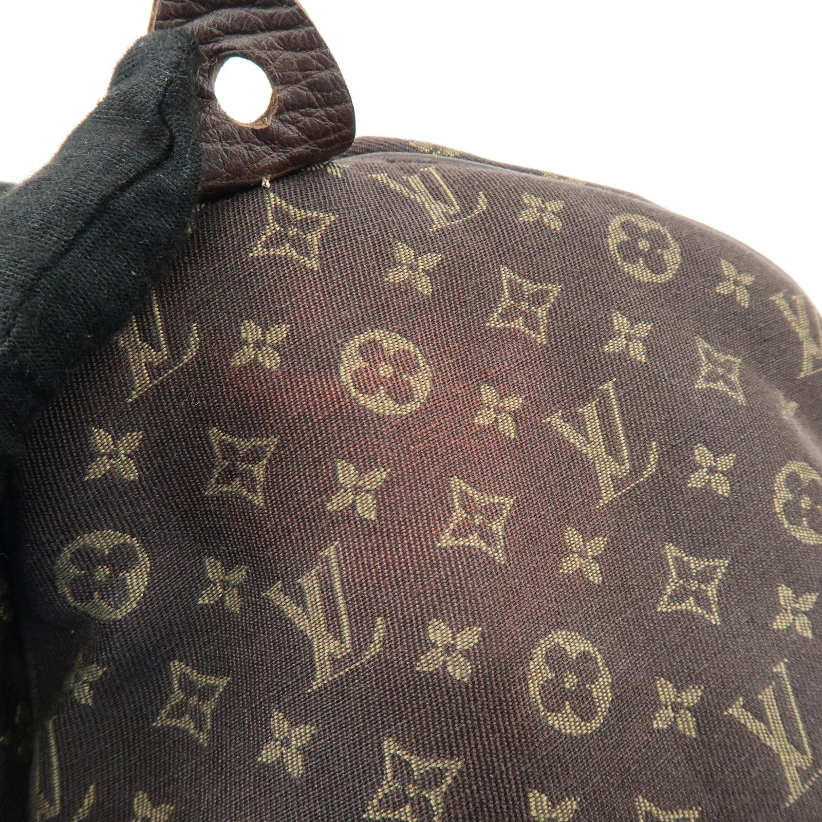 Louis Vuitton Monogram Mini Lin Speedy 30 Boston Bag Ebene M95224