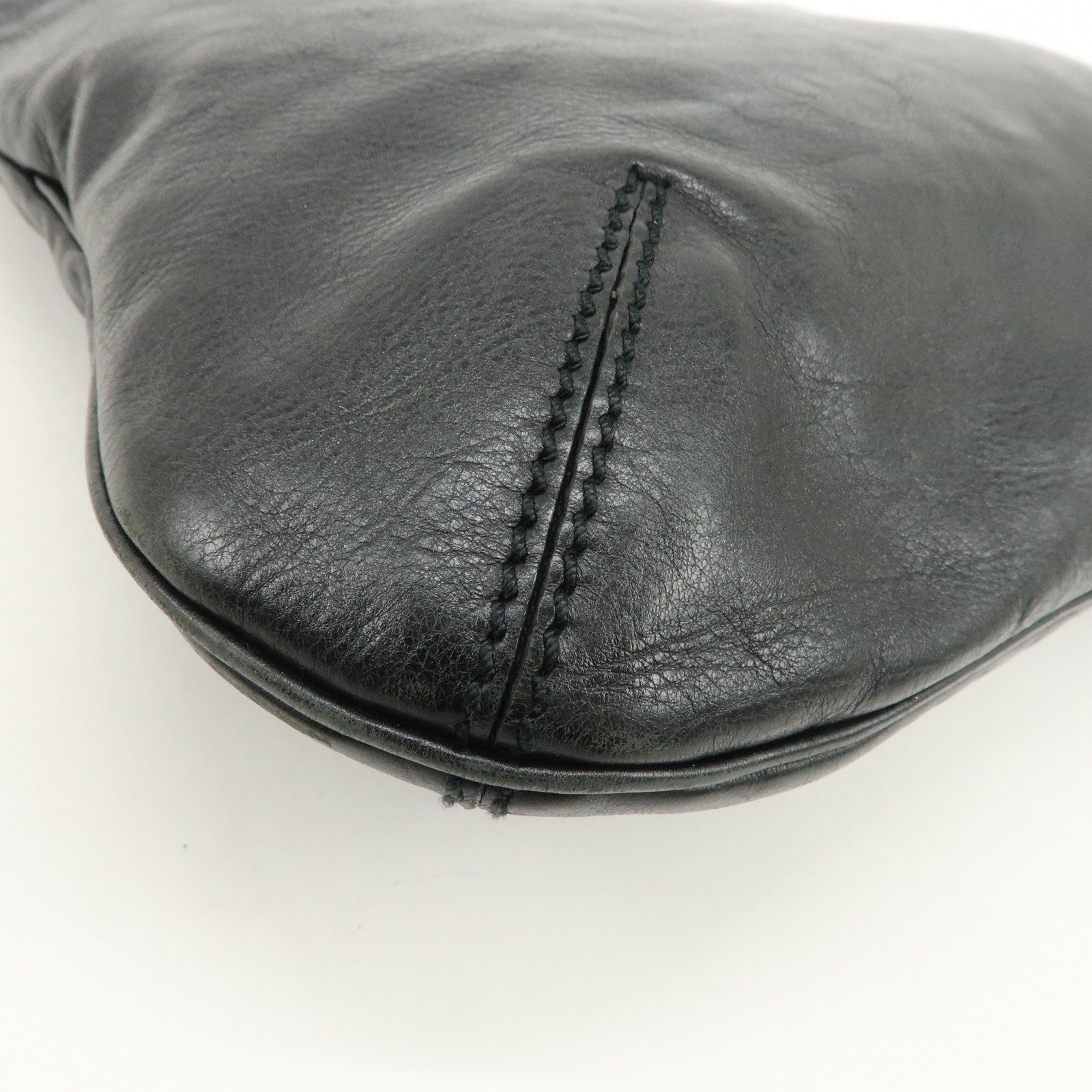 SAINT LAURENT Metropolis Rive Gauche Leather Tote Bag Black 177739
