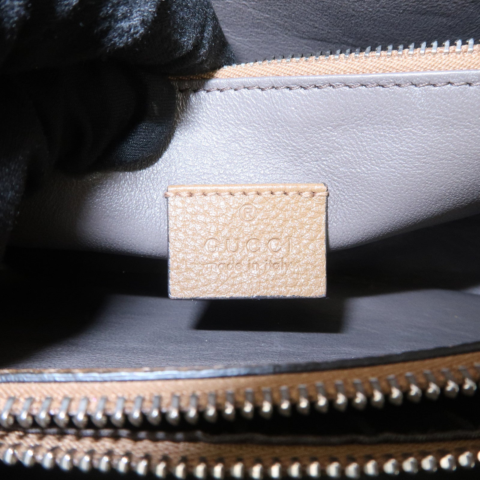 GUCCI Zumi Leather 2Way Bag Hand Bag Shoulder Bag Brown 569712