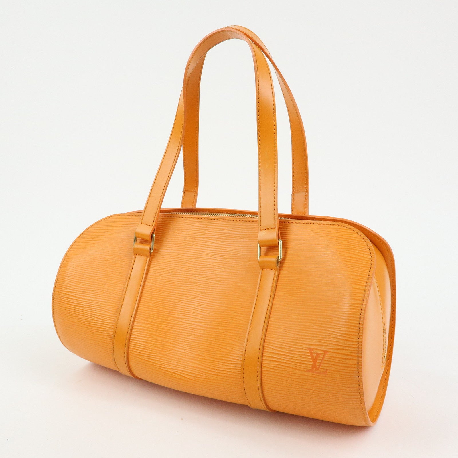 Louis Vuitton Epi Soufflot Hand Bag Mandarin Orange M5222H